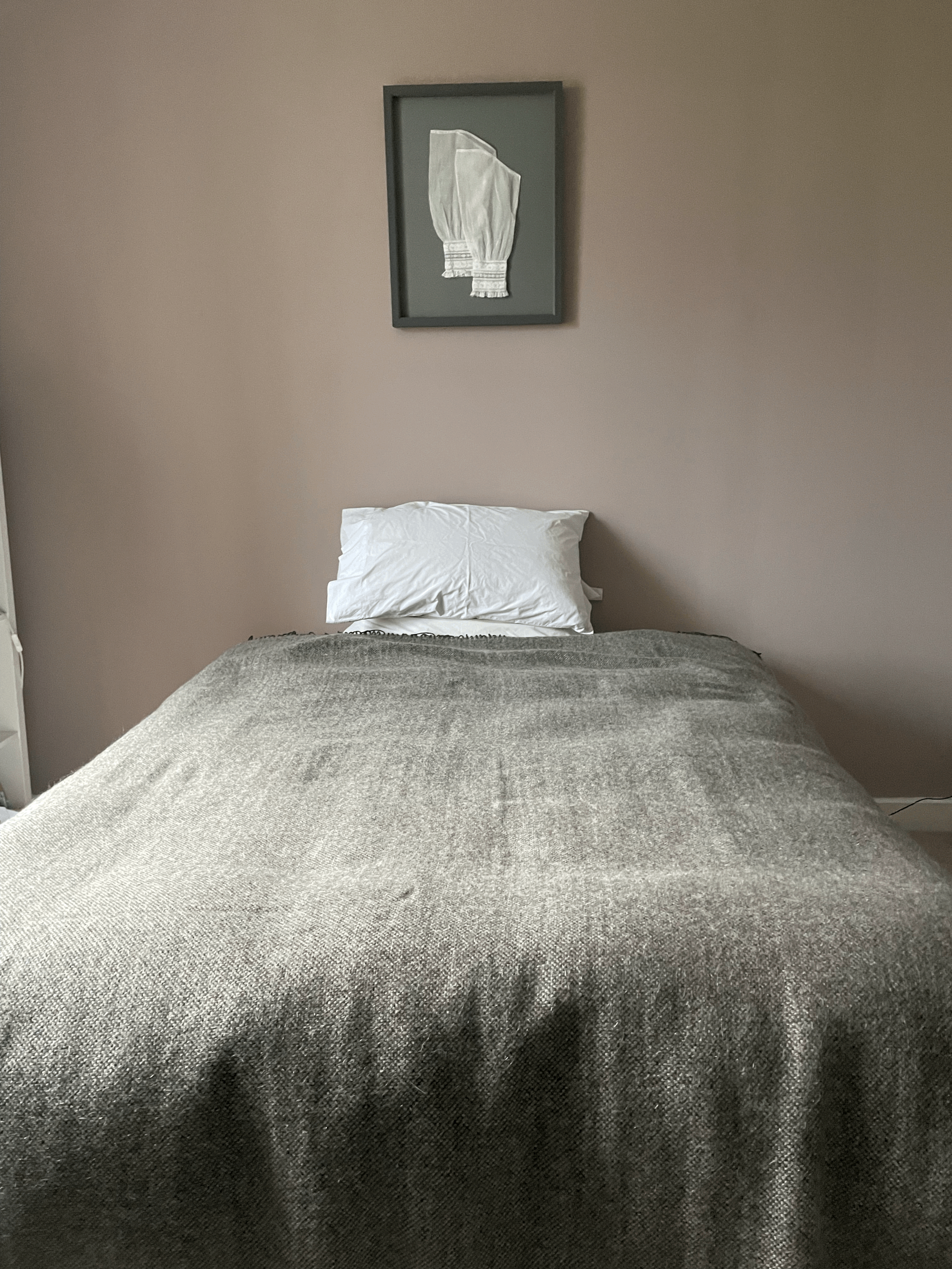 Large mohair blanket