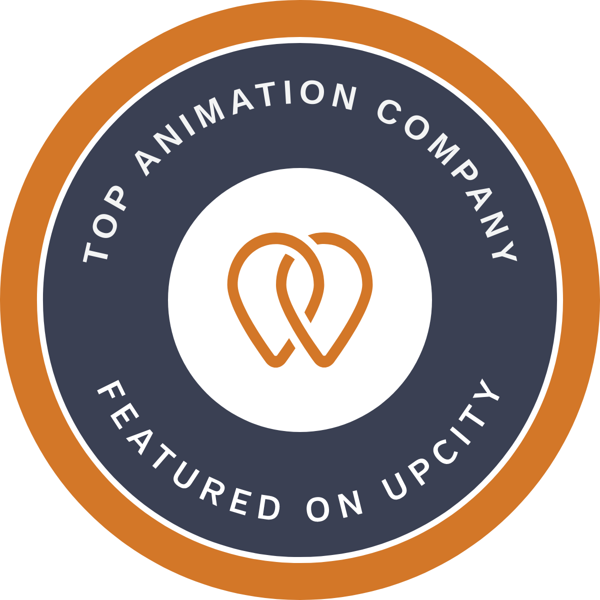 UpCity badge for top UK animation company — 