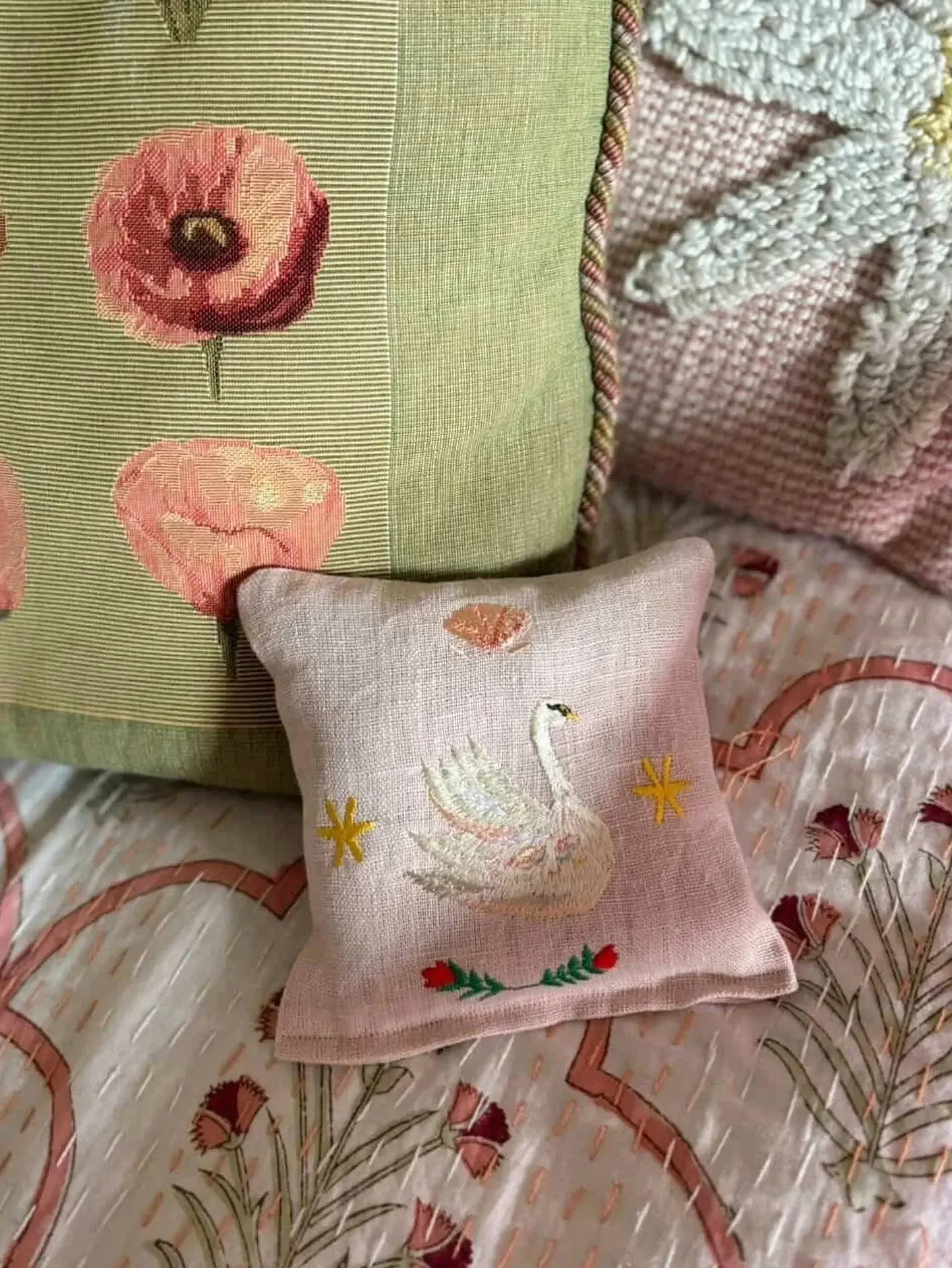 Swan Lavender filled Sachet