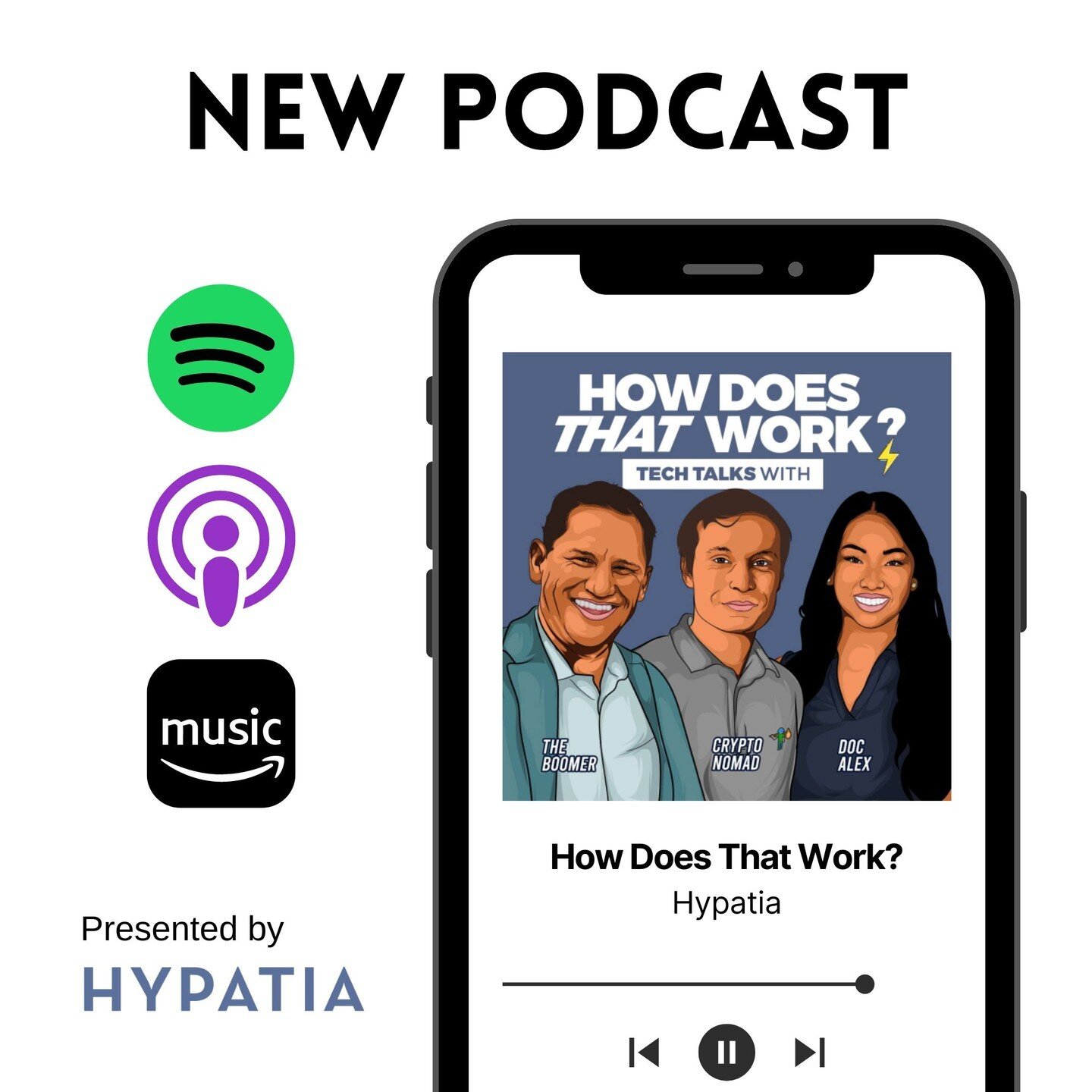 Introducing our new podcast, How Does That Work?, helping boomers and non-techies understand the way things work in our digital world! Biweekly tech talks with the Crypto Nomad, the Boomer, and Doc Alex. Tune in on Spotify, Apple Podcasts, Amazon Mus