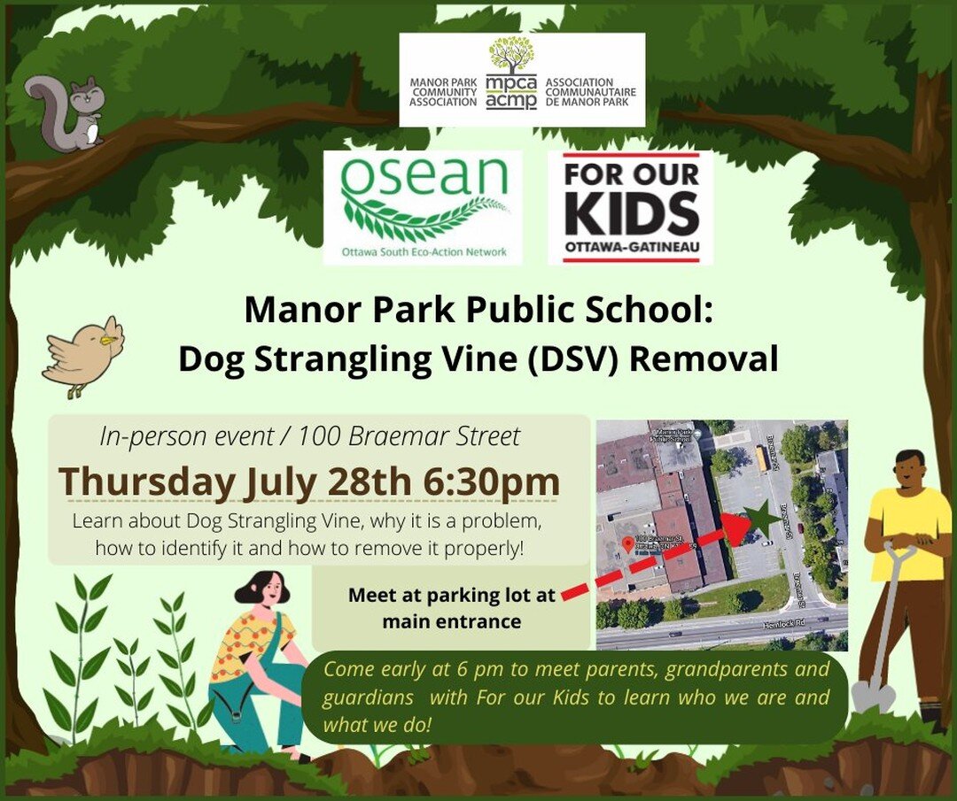 Tonight at 6:30! All are welcome to come help out with a great community initiative at Manor Park Public School. This is an opportunity to learn about climate change while building on your practical gardening skills.

@for_our_kids_ottawa