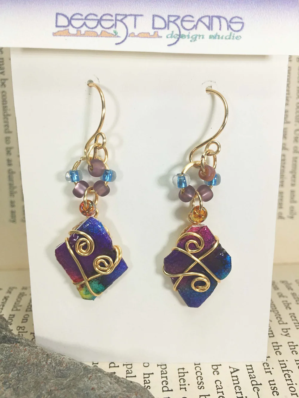 Earrings Made from Styrofoam — Desert Dreams Design Studio