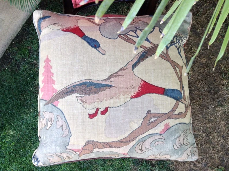 Custom Decorative Designer Pillows, Linen - $88