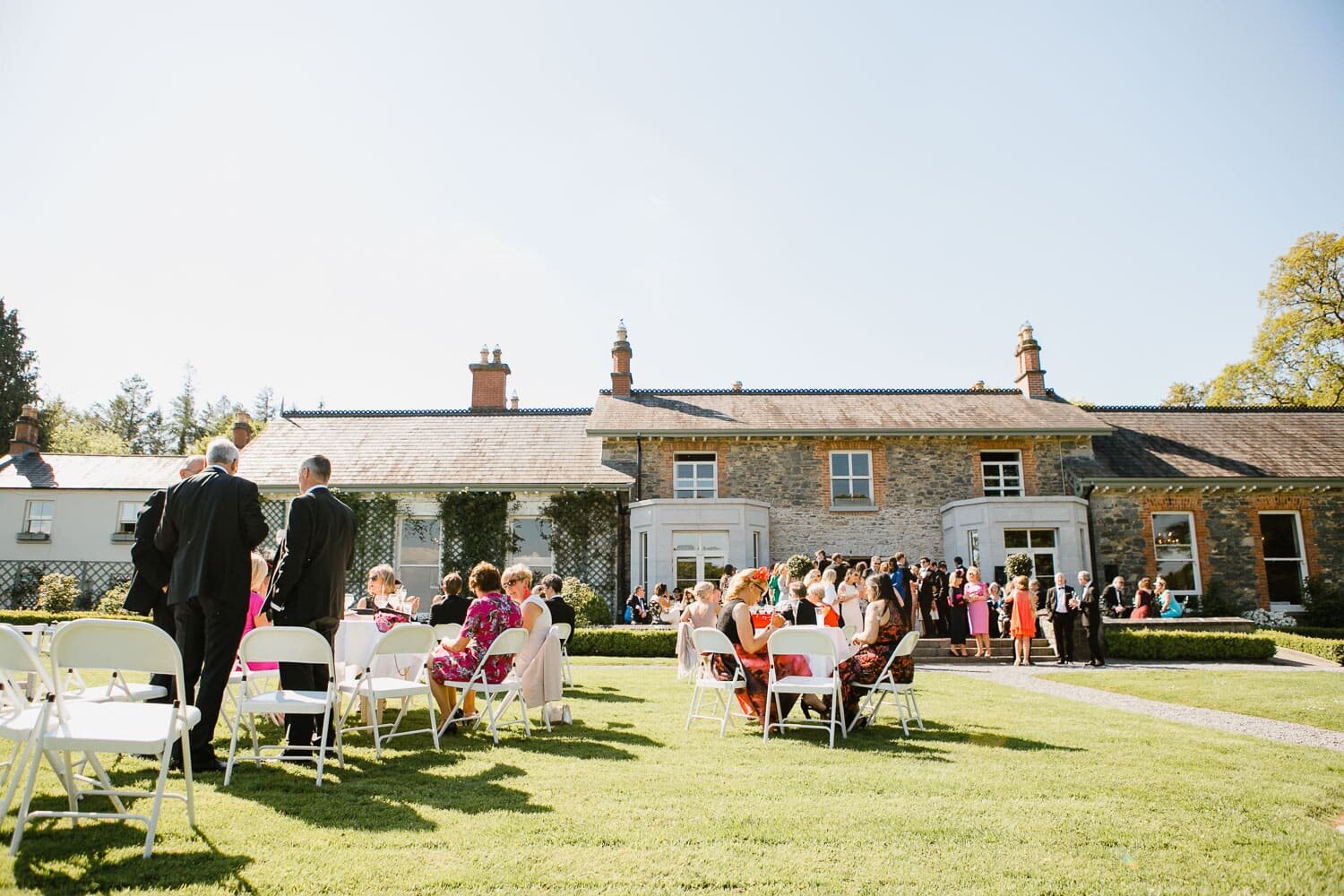 Outdoor Wedding Reception At Virginia Park Lodge