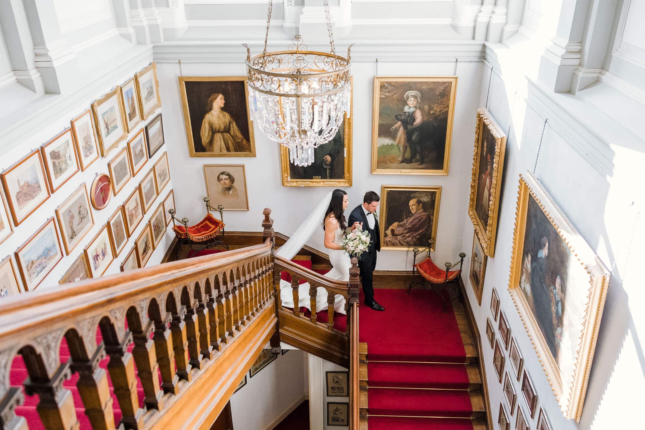 Grand Staircase in Castle Leslie