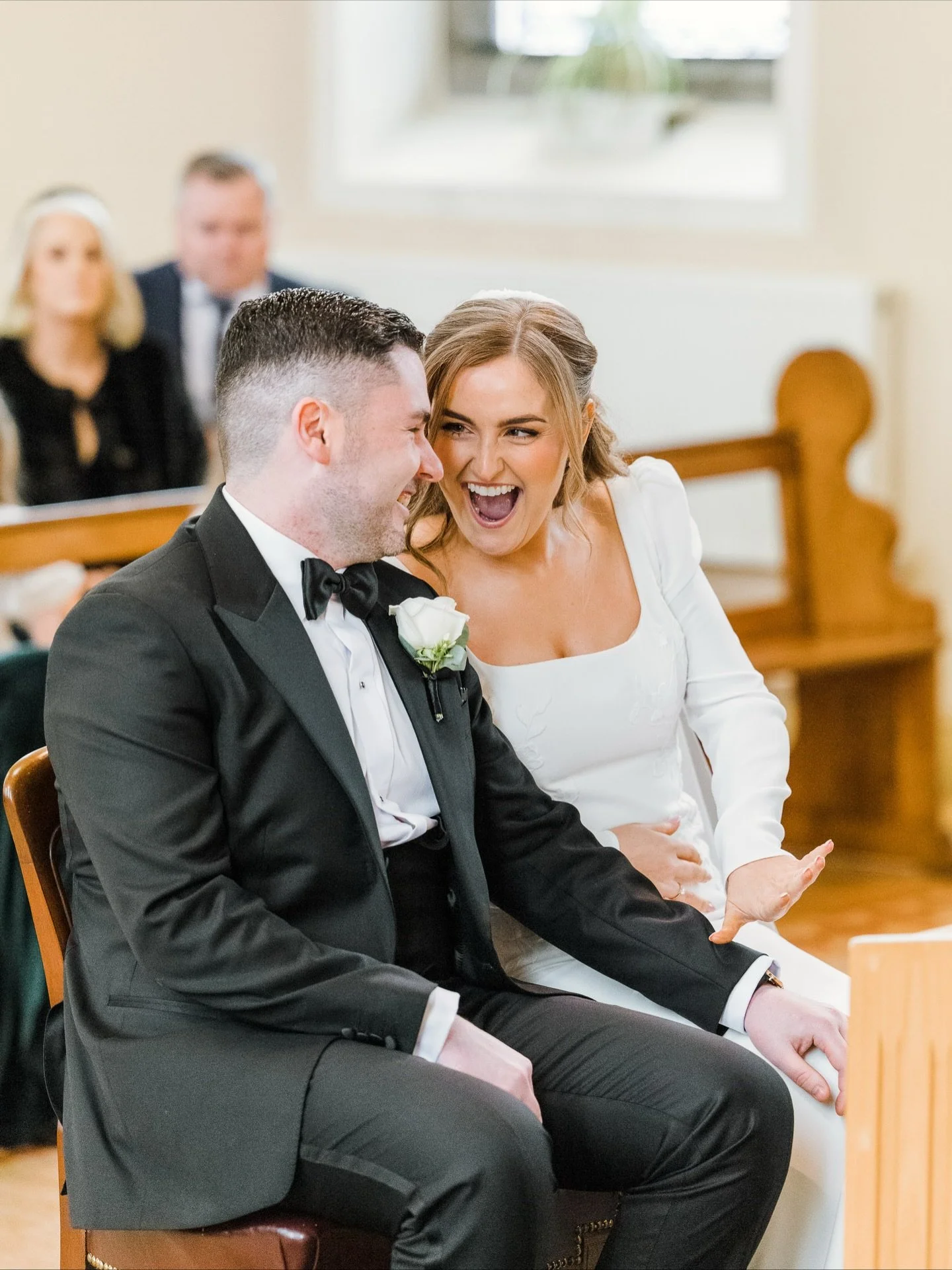 The best day with Fiona &amp; Cormac from start to finish! I loved their energy, the big smiles all day, and planning a day that&rsquo;s fun for their guests. You couldn&rsquo;t tell from the photos it was a freezing winter day :) But the fires were 
