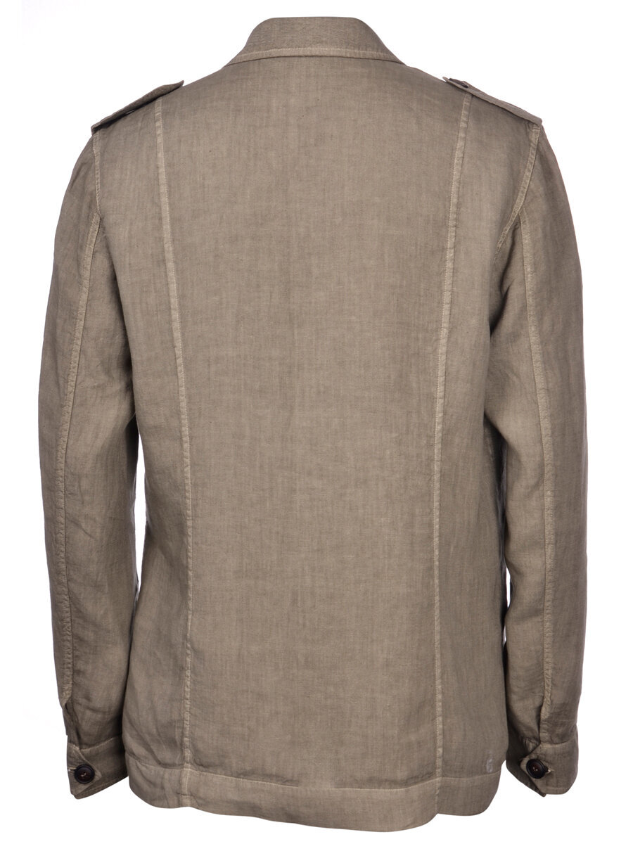 Gran Sasso Linen Vintage Safari Shirt/Jacket — R. Derwin Litchfield
