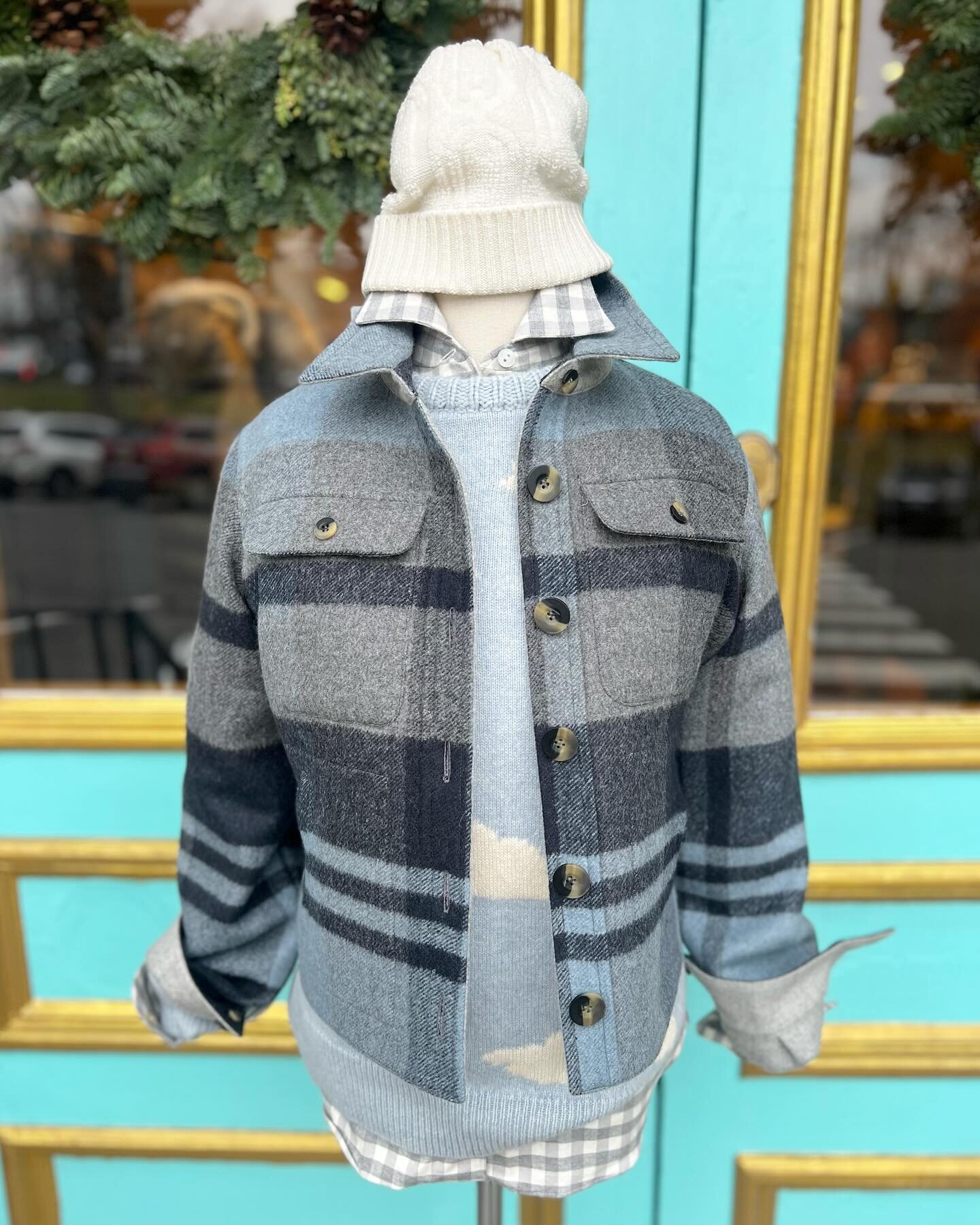 The SHACKET &mdash; is it a more of a shirt or a jacket? We&rsquo;re not sure 🤔 but we&rsquo;ve included it in our 20% off shirting sale starting today through next week!