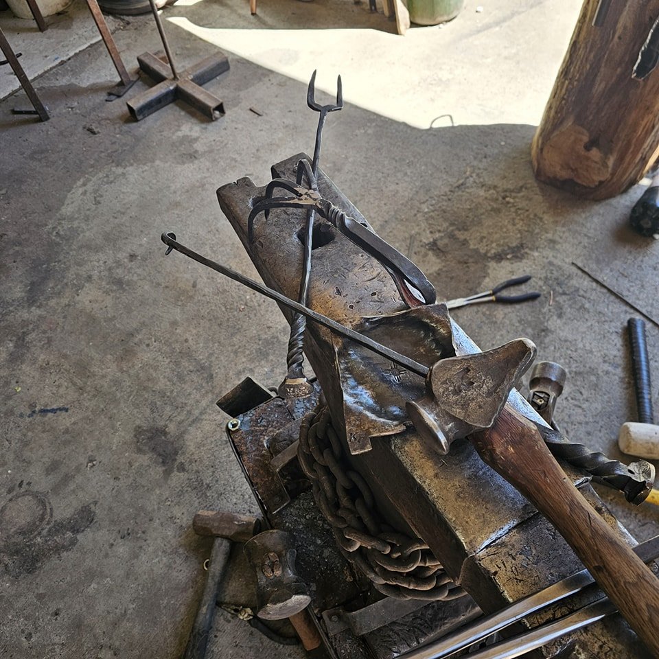 A bunch of new blacksmith items in the works! Going a little back to my roots where it all started. Stepping back a little and looking at how blessed I truly am. With all of thr support I have.

Last year was great. I'm shooting for improvement on al