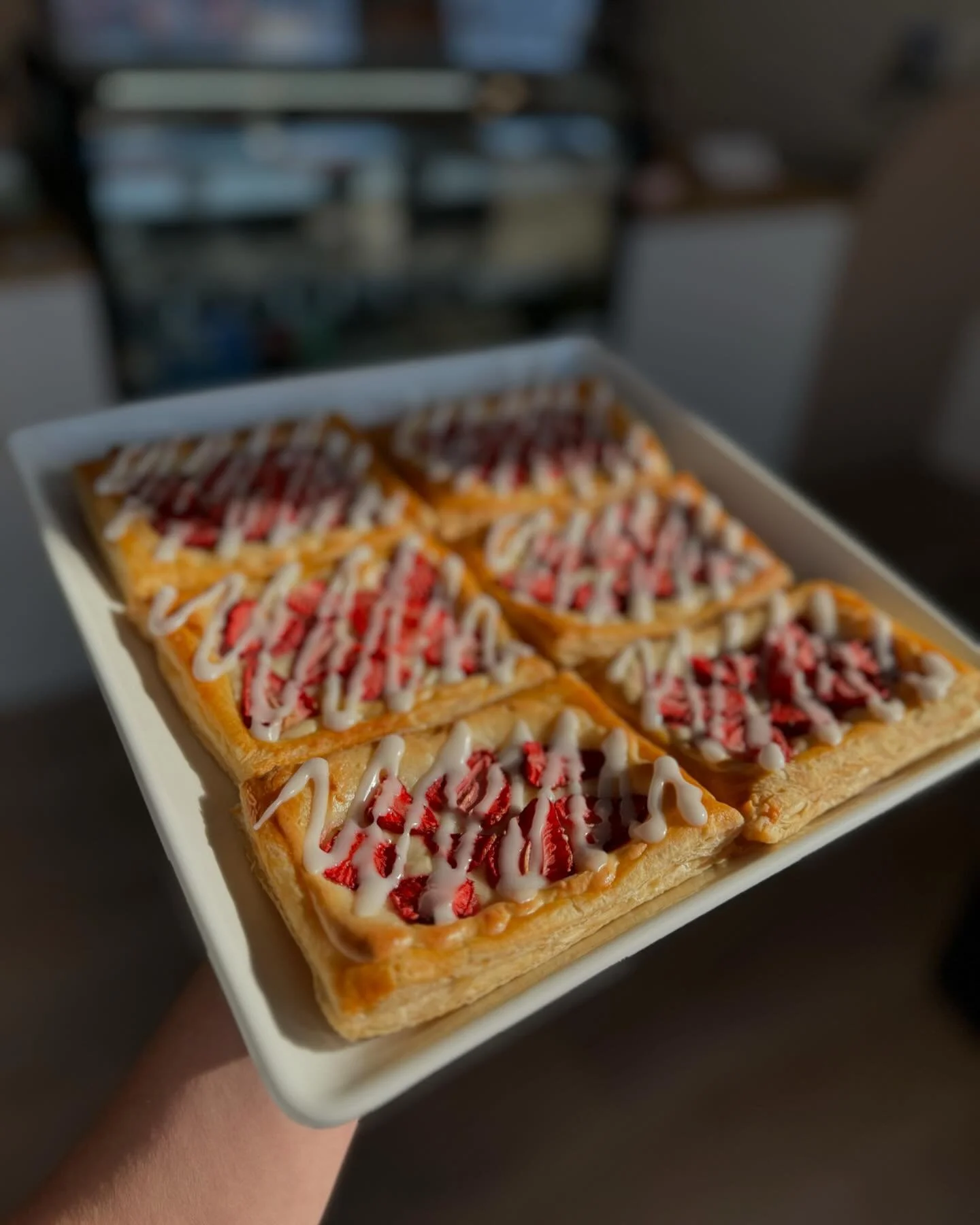 🍓✨NEW PRODUCT✨🍓
Please welcome our Strawberry Cheesecake Danish! 

We are listening and growing our menu as we feel confident in new products! 

#buffalo #buffalony #buffalofood #buffalobakery #billsmafia #buffalobills #danish #sweet