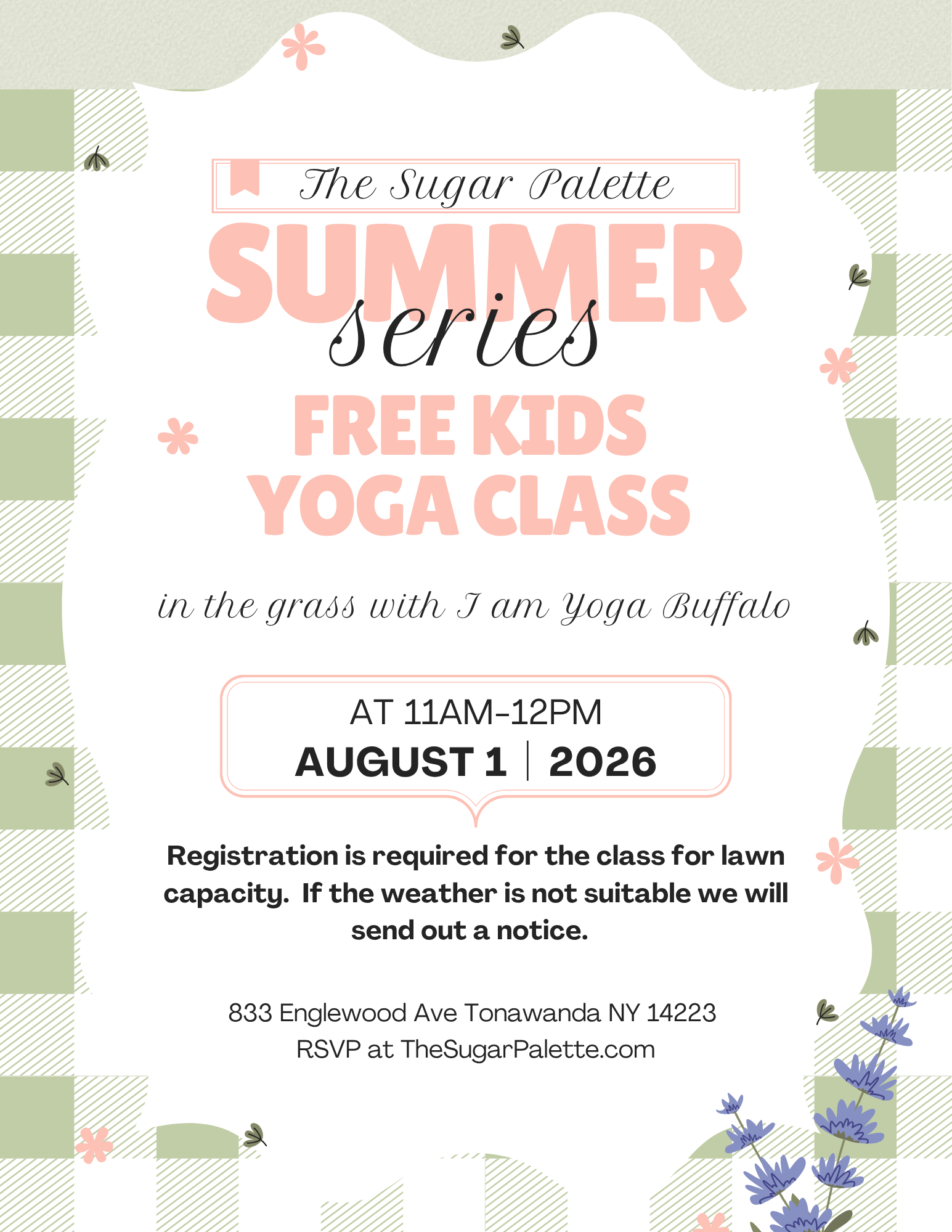 Green Pink Illustrated Summer Pacnic Event Invitation Flyer.png
