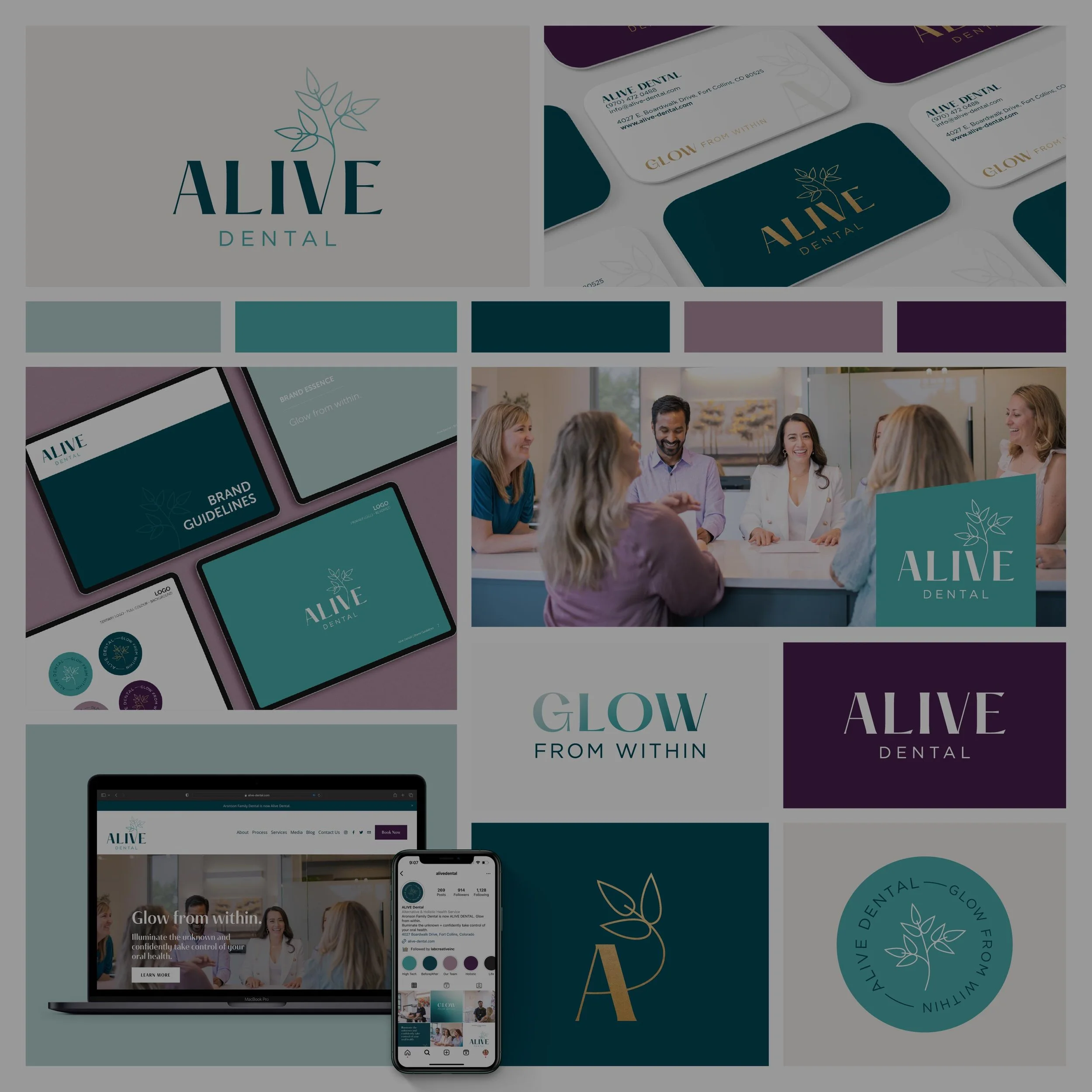 Brand Identity Collage