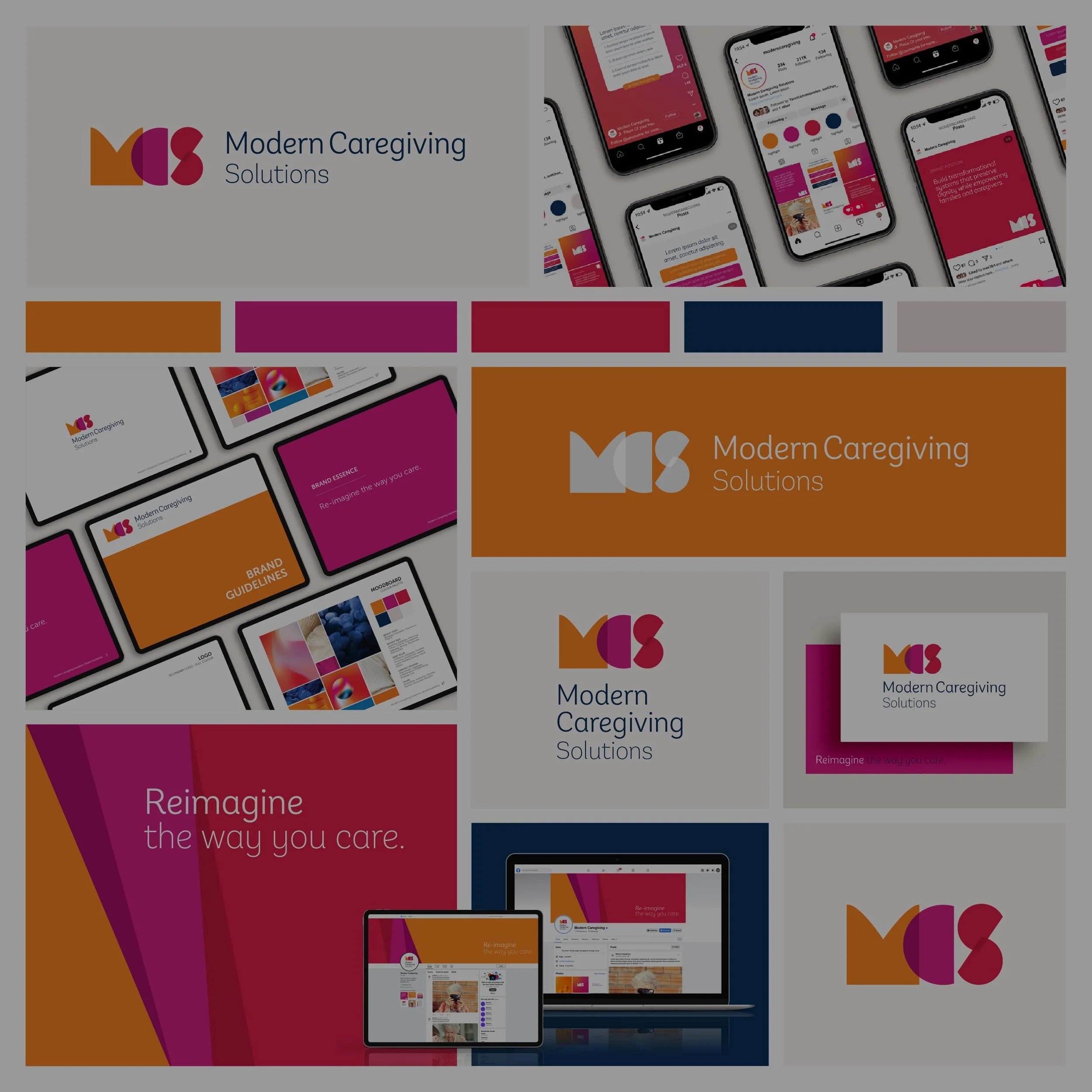 Client Brand Identity Collage