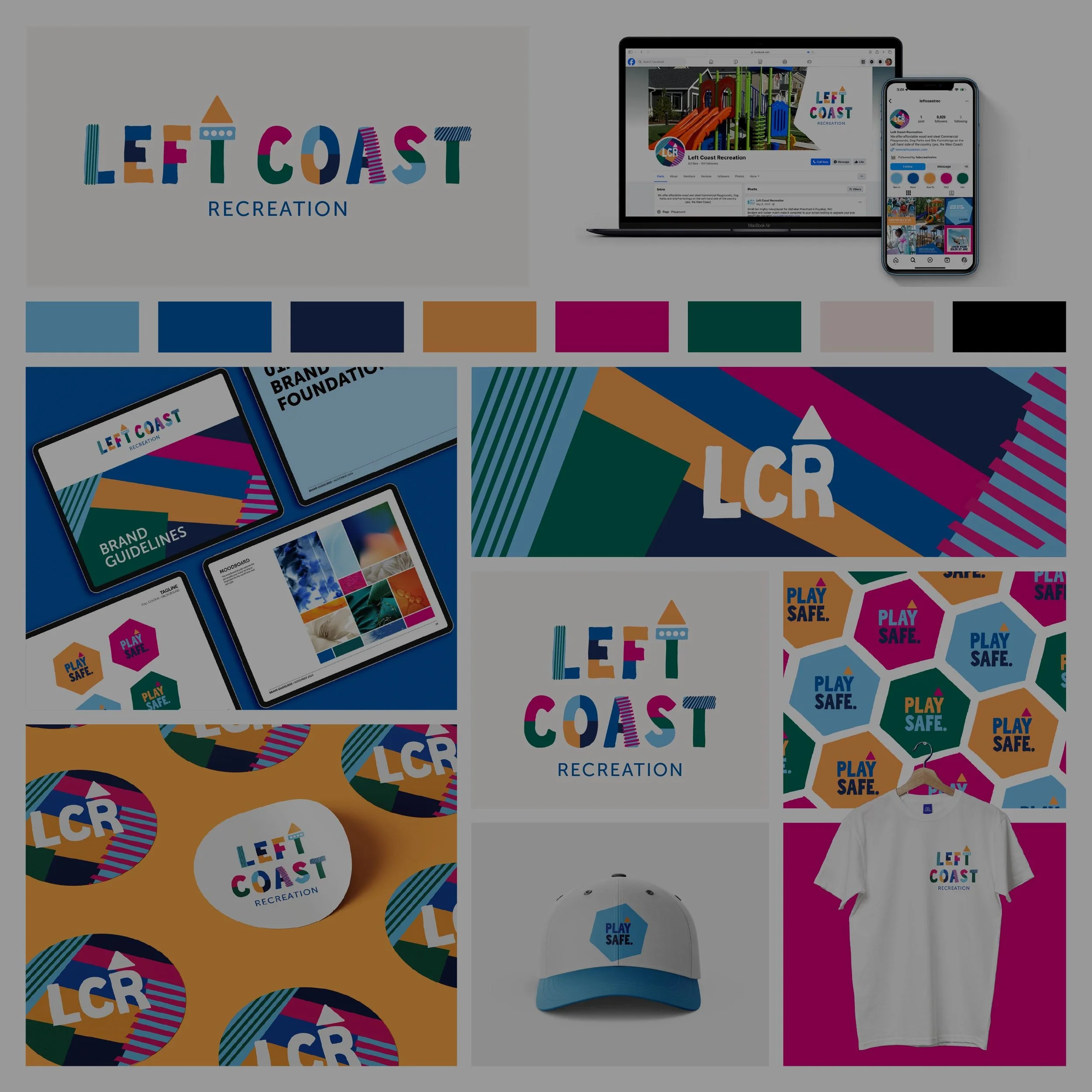 Client Brand Identity Collage