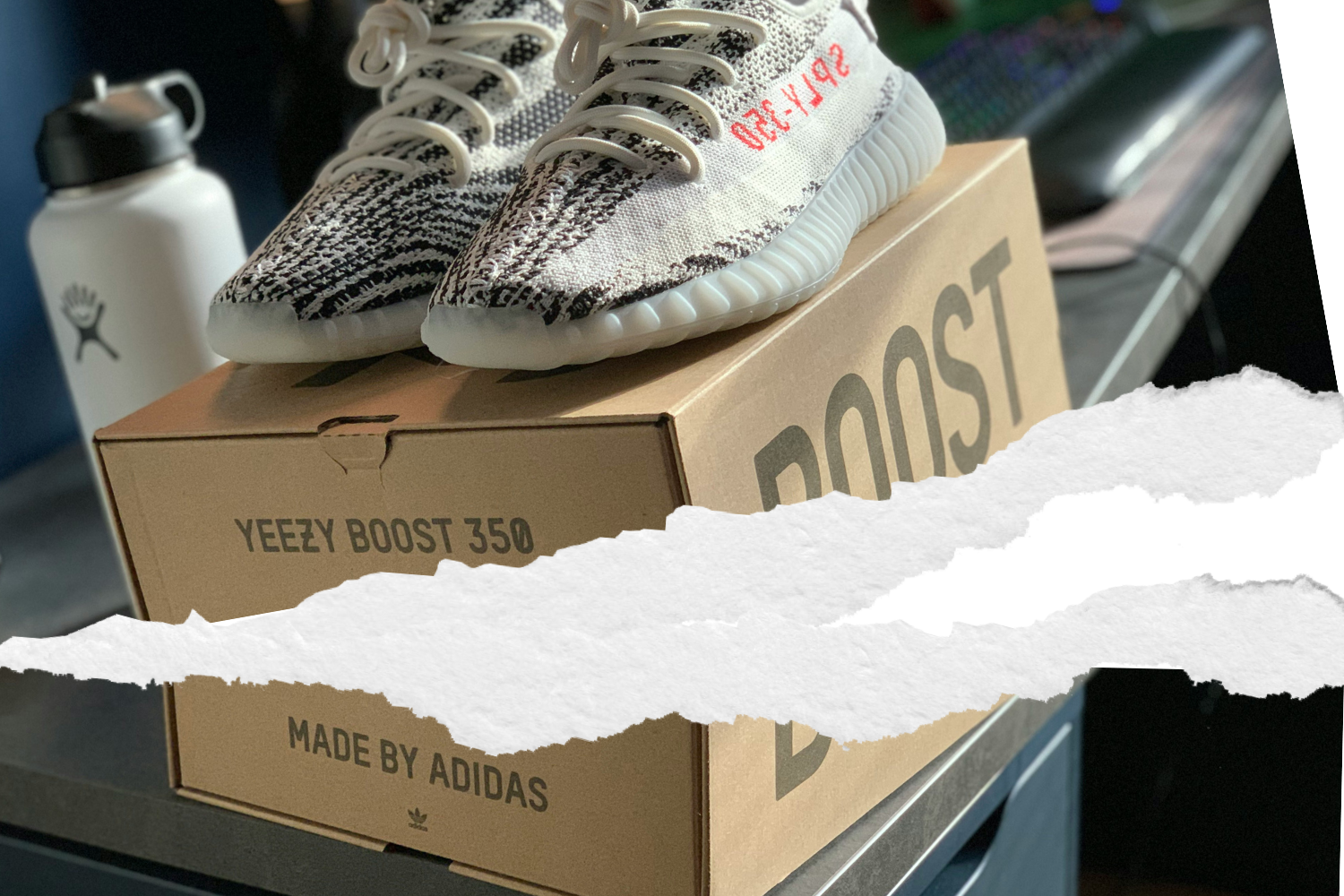 Broken Yeezy sneakers symbolizing how a personal brand crisis can destroy partnerships, erode trust, and collapse a once valuable global brand.