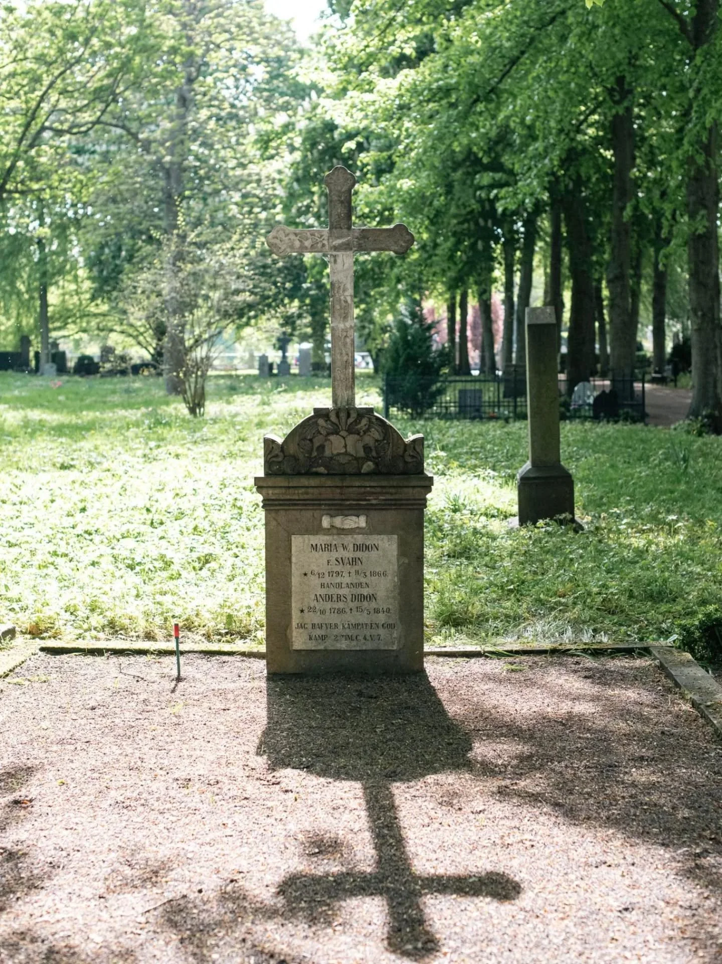 Another shot from the cemetery in Malm&ouml;. The light in Sweden is magical.