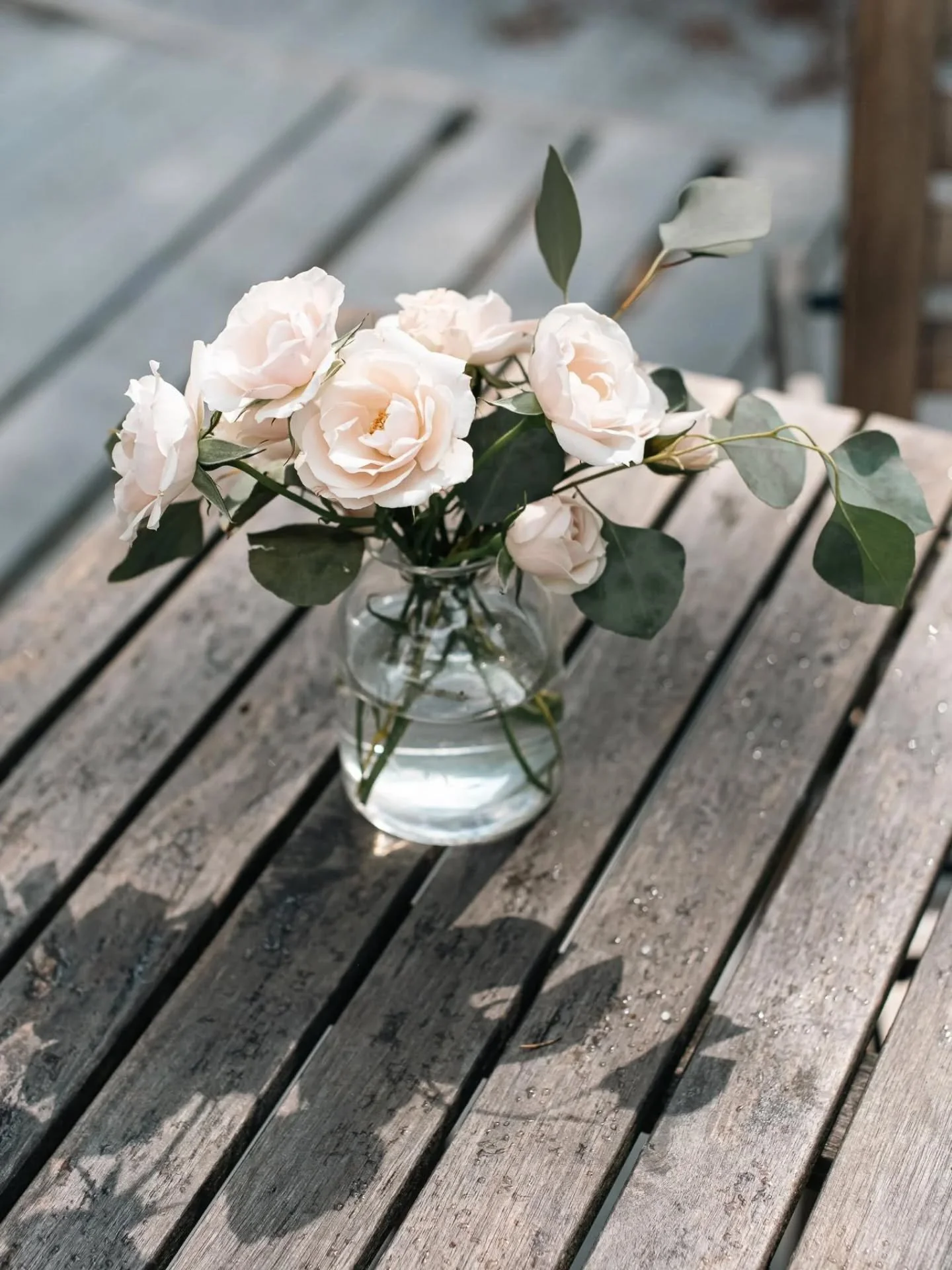 Flowers and outside make me happy