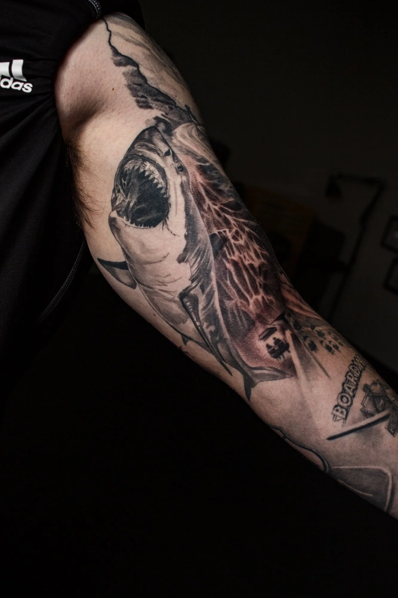Shark on the Inner Bicep