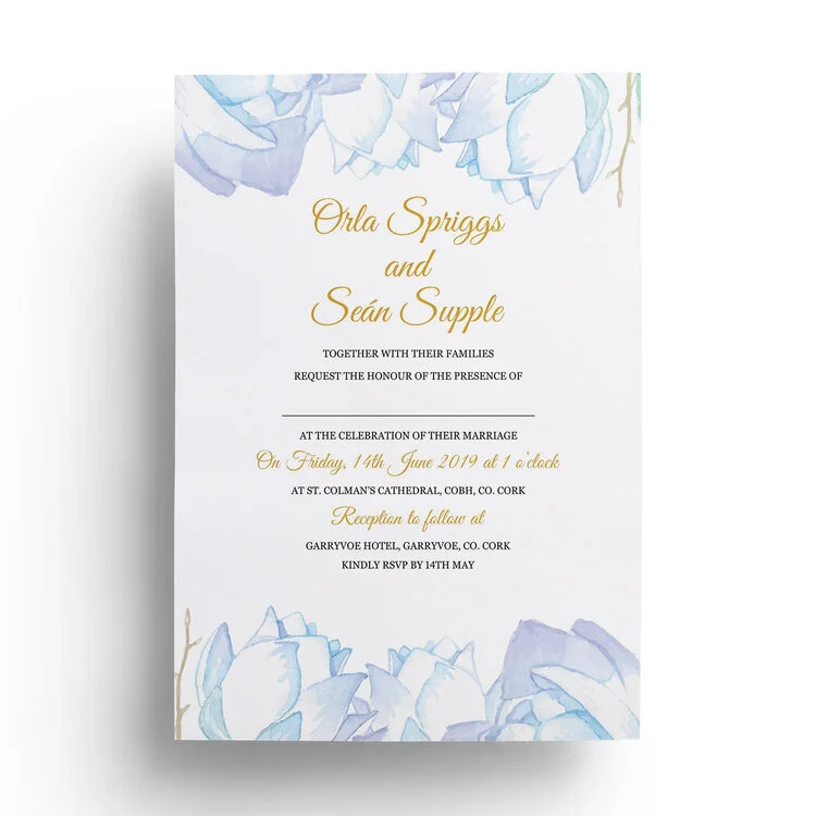 Orla Blue Floral Sample 