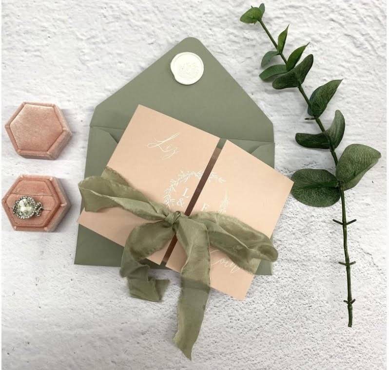 Lauren Wreath sample - Blush