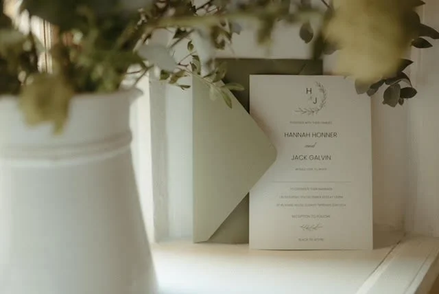 Hannah Wedding Invitation Sample