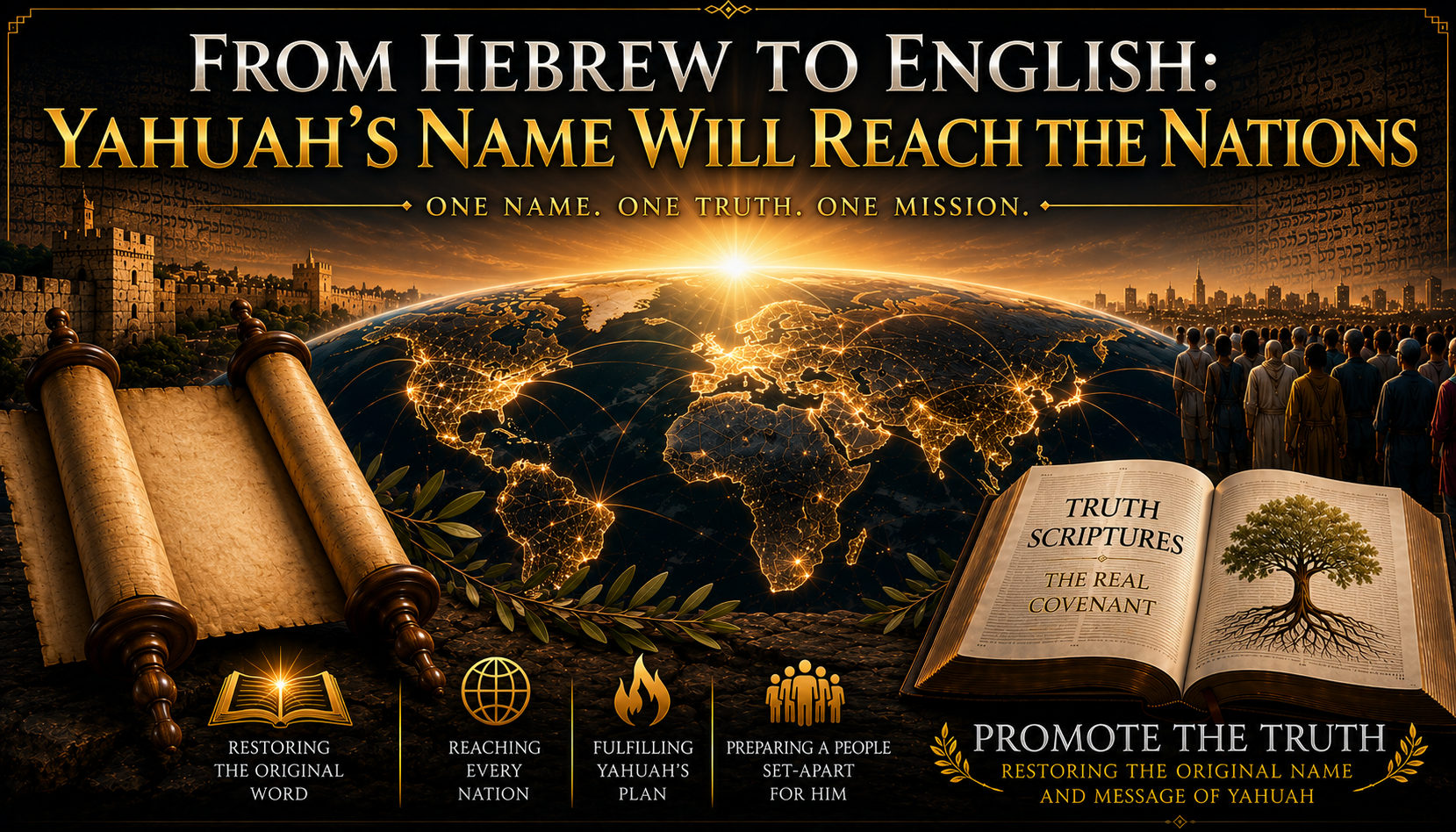 FROM HEBREW TO ENGLISH: YAHUAH’S NAME WILL REACH THE NATIONS