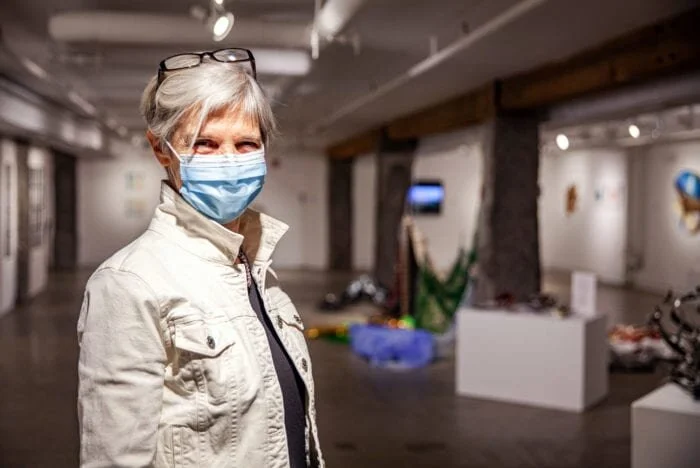 Melissa Shaak, curator of the exhibition.