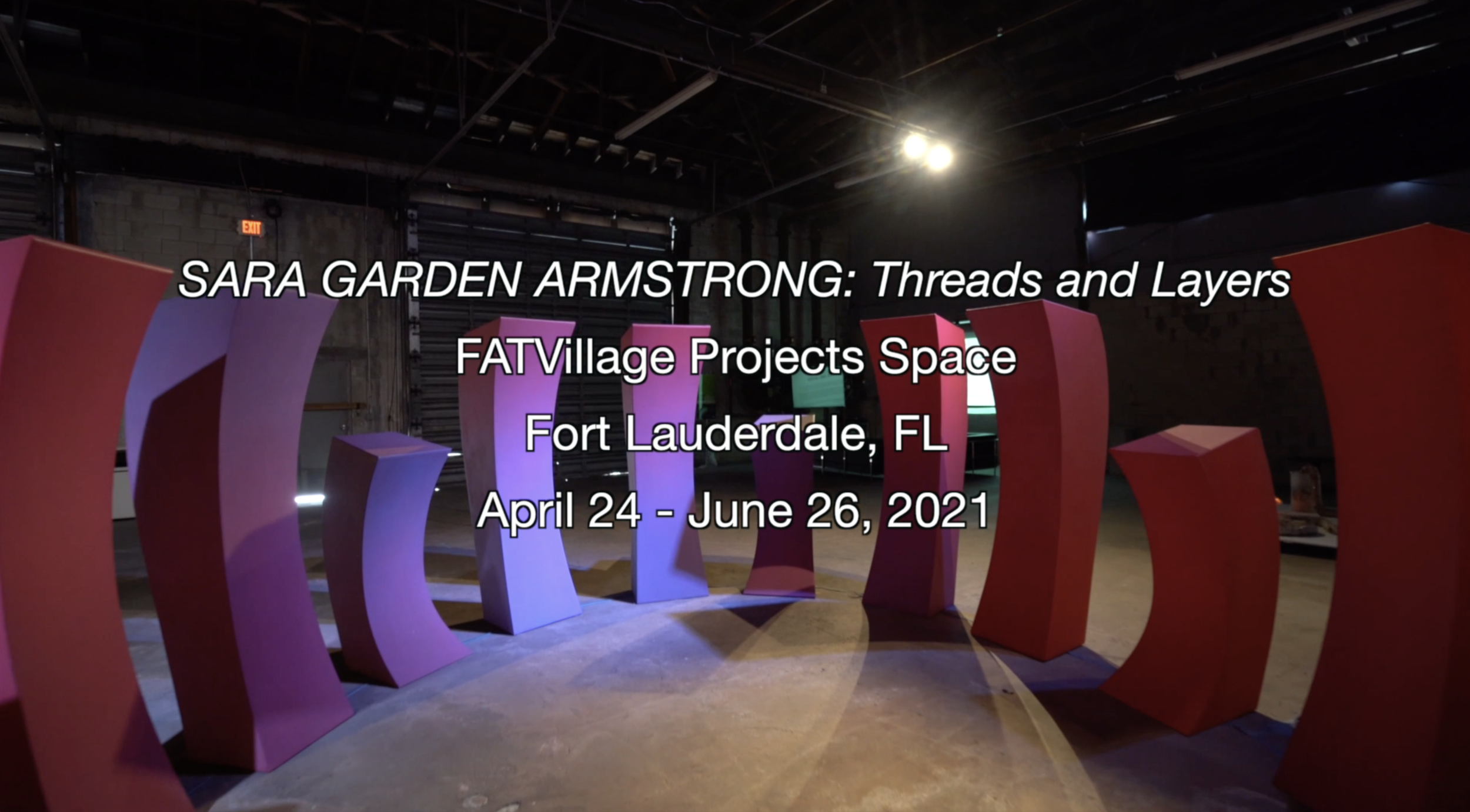Sara Garden Armstrong: Threads and Layers, FATVillage