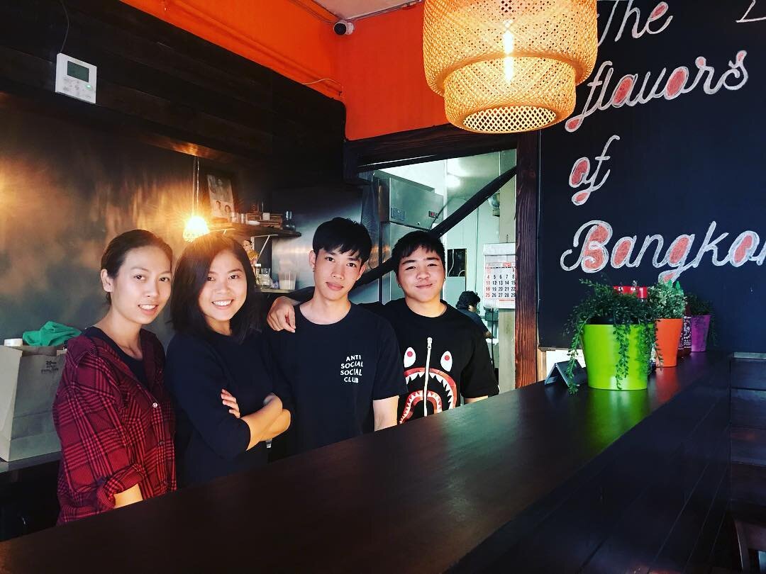 BKK crew ready to serve you the flavor of Bangkok. #thaifood#bkk101#bkk101thai#venice#venicebeach#veniceblvd