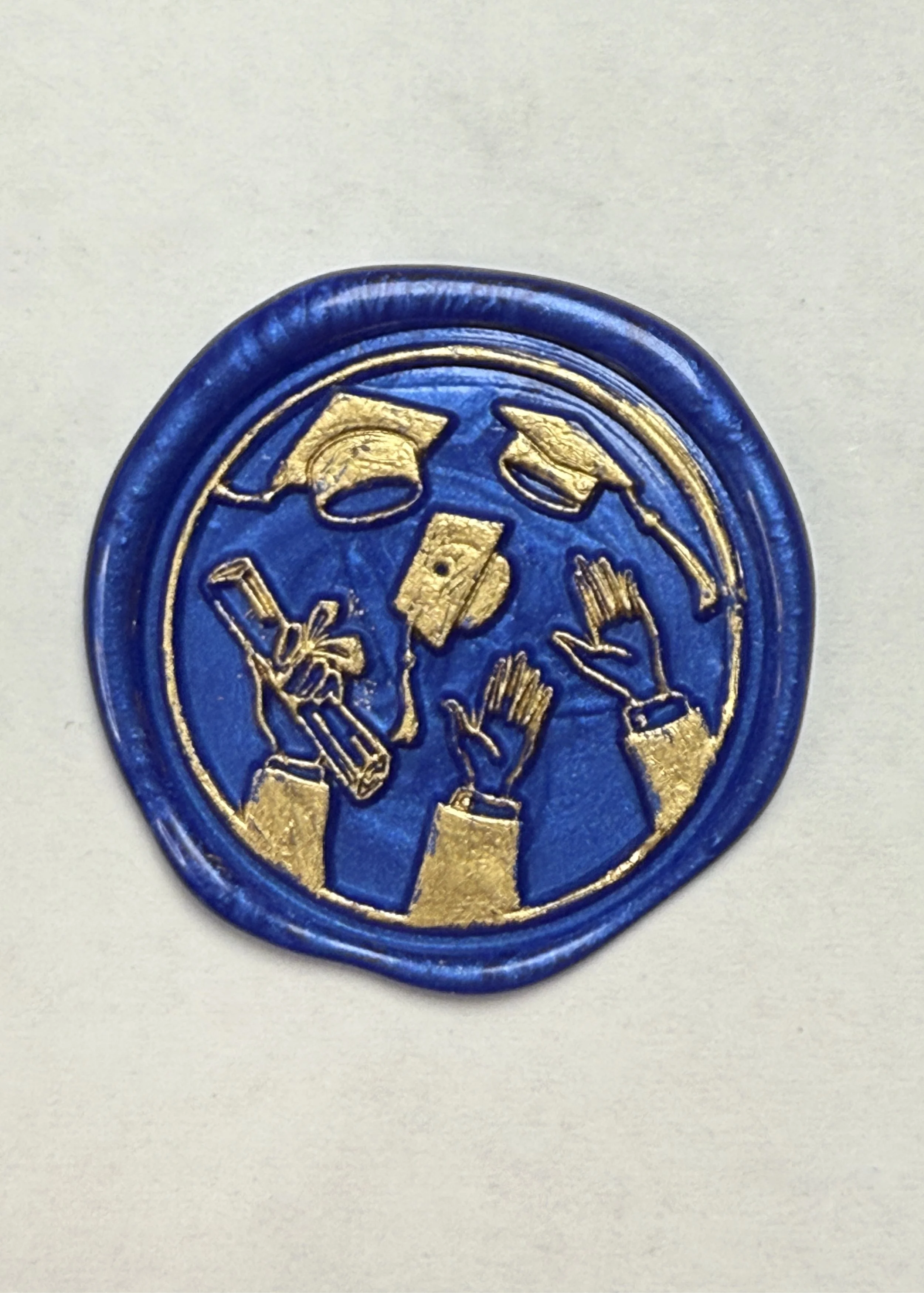 Celebrating Graduation Wax Seal Sticker