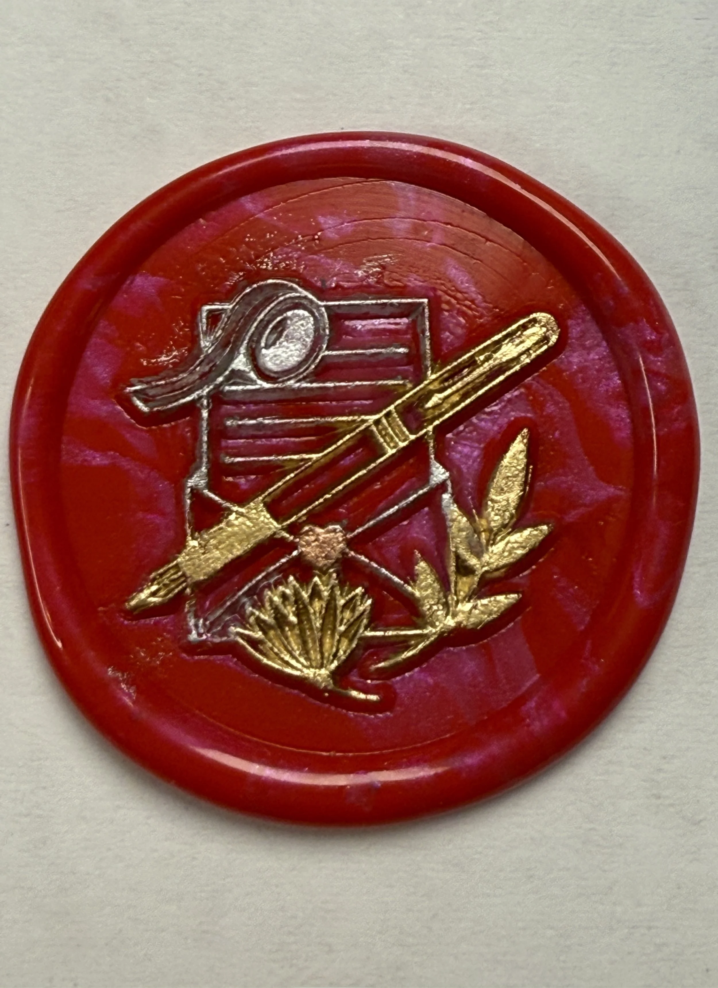 Handwritten Letter Wax Seal Sticker