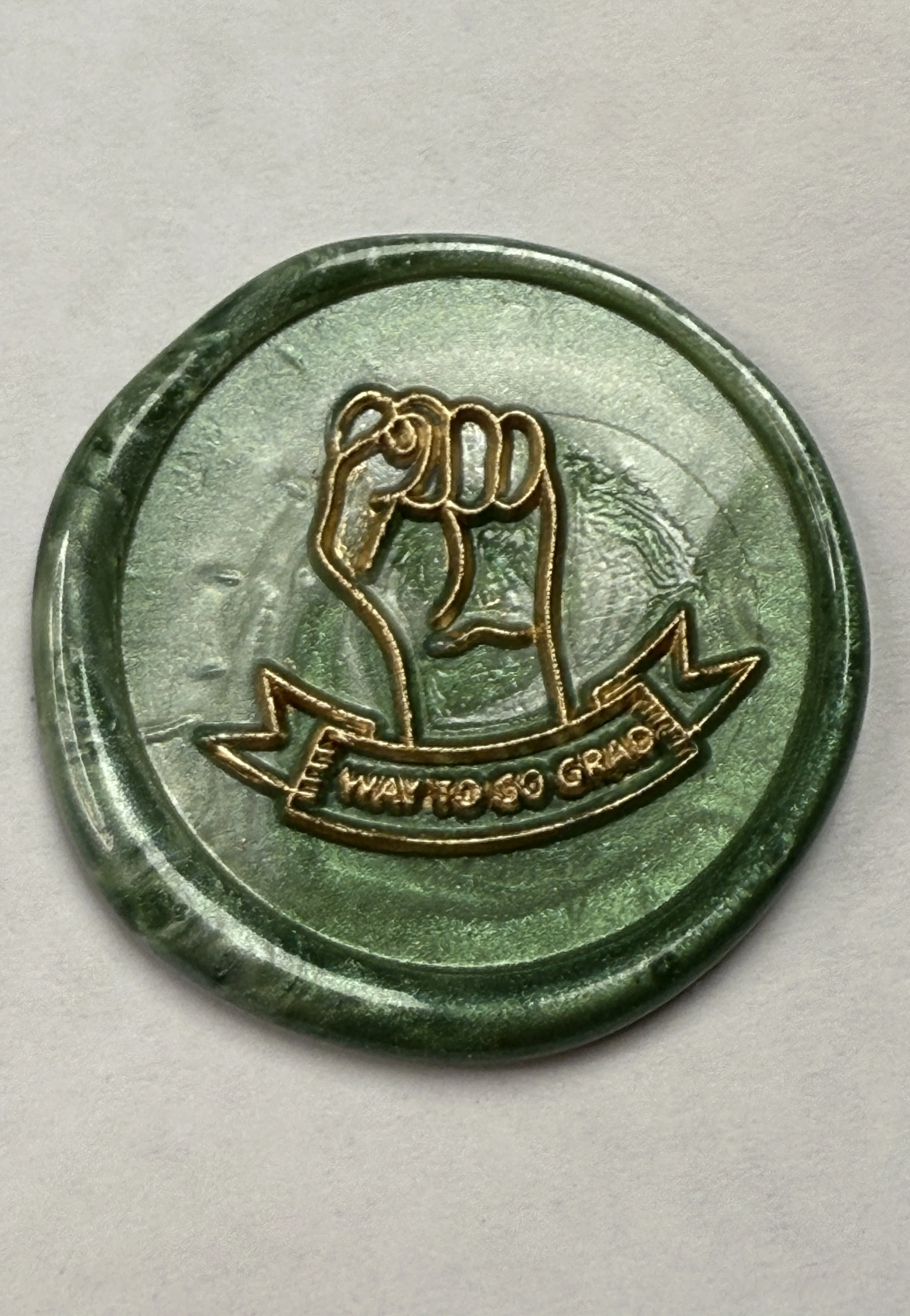 Way to go Grad Wax Seal Sticker