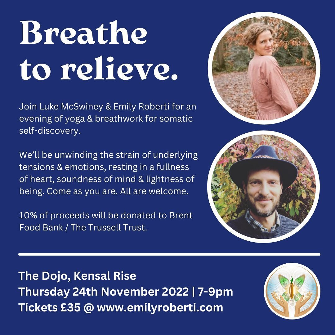 Another chance to breathe together coming up&hellip; I&rsquo;ll be working again alongside my dear friend &amp; wonder woman @emilyroberti.yoga.doula 🐞

Emily will be guiding you through some intuitive movement to help anchor into your body in prepa