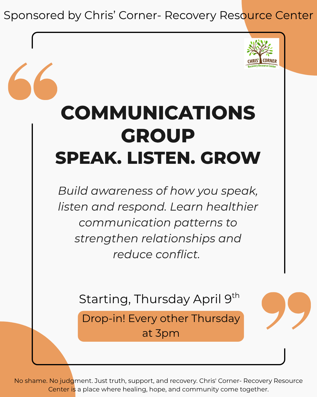 Speak. Listen. Grow: Improving Communication