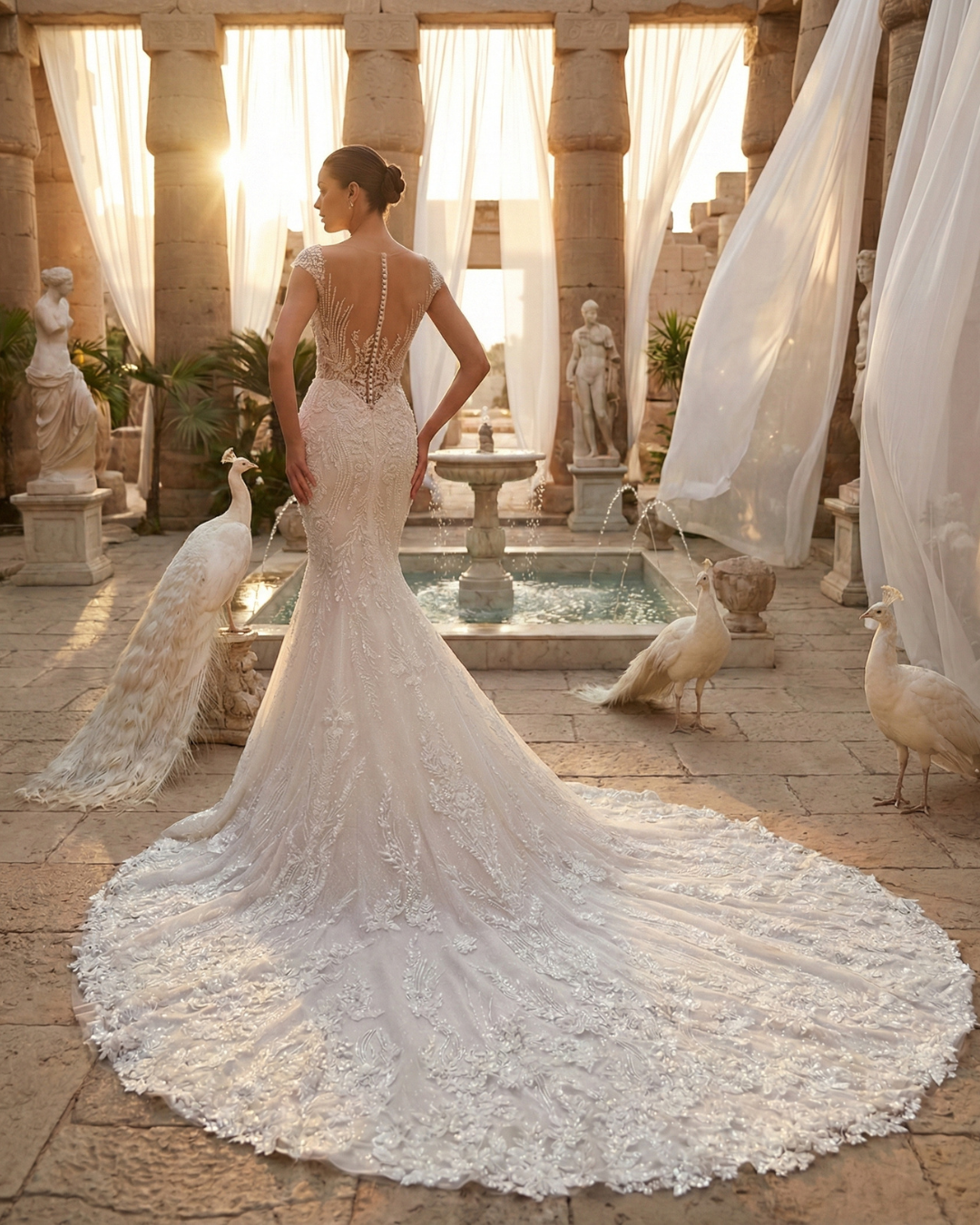 Luigi Bruno at Melange de Blanc in New York bridal dress 14