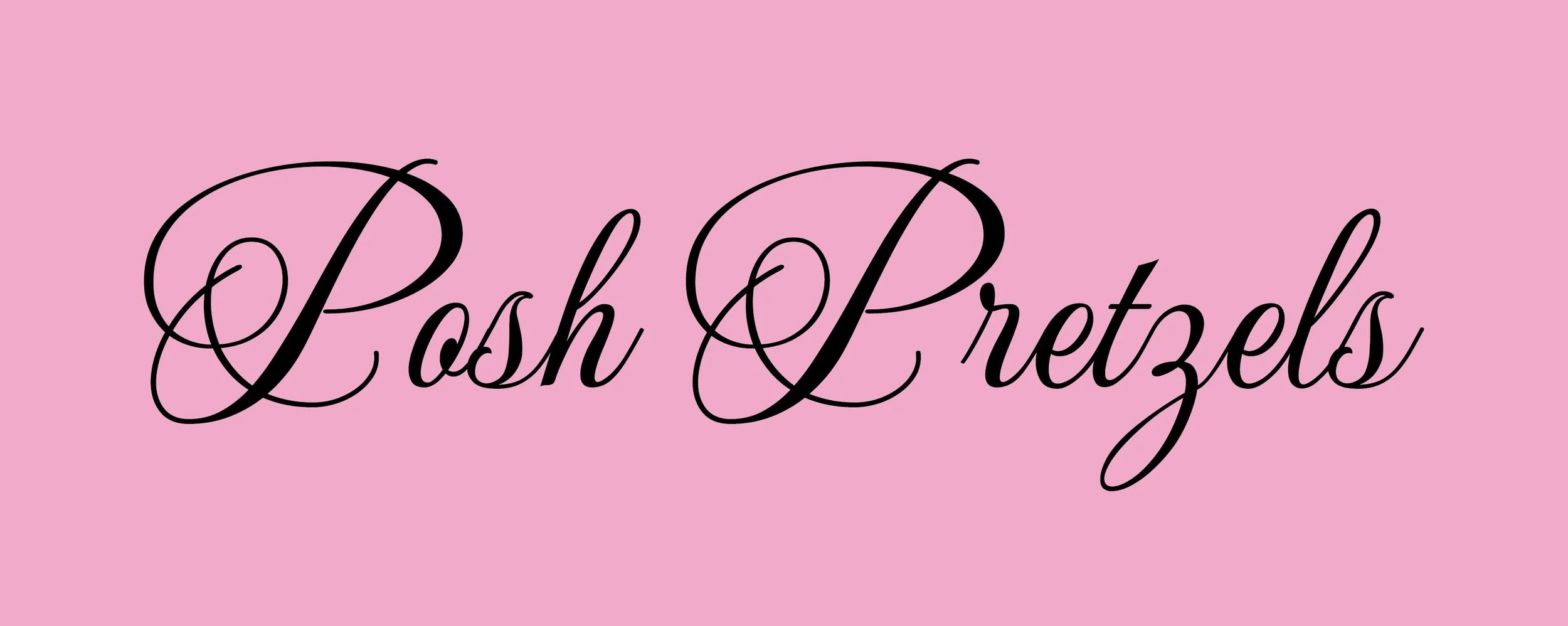 Posh Pretzels sponsor of Melange de Blanc