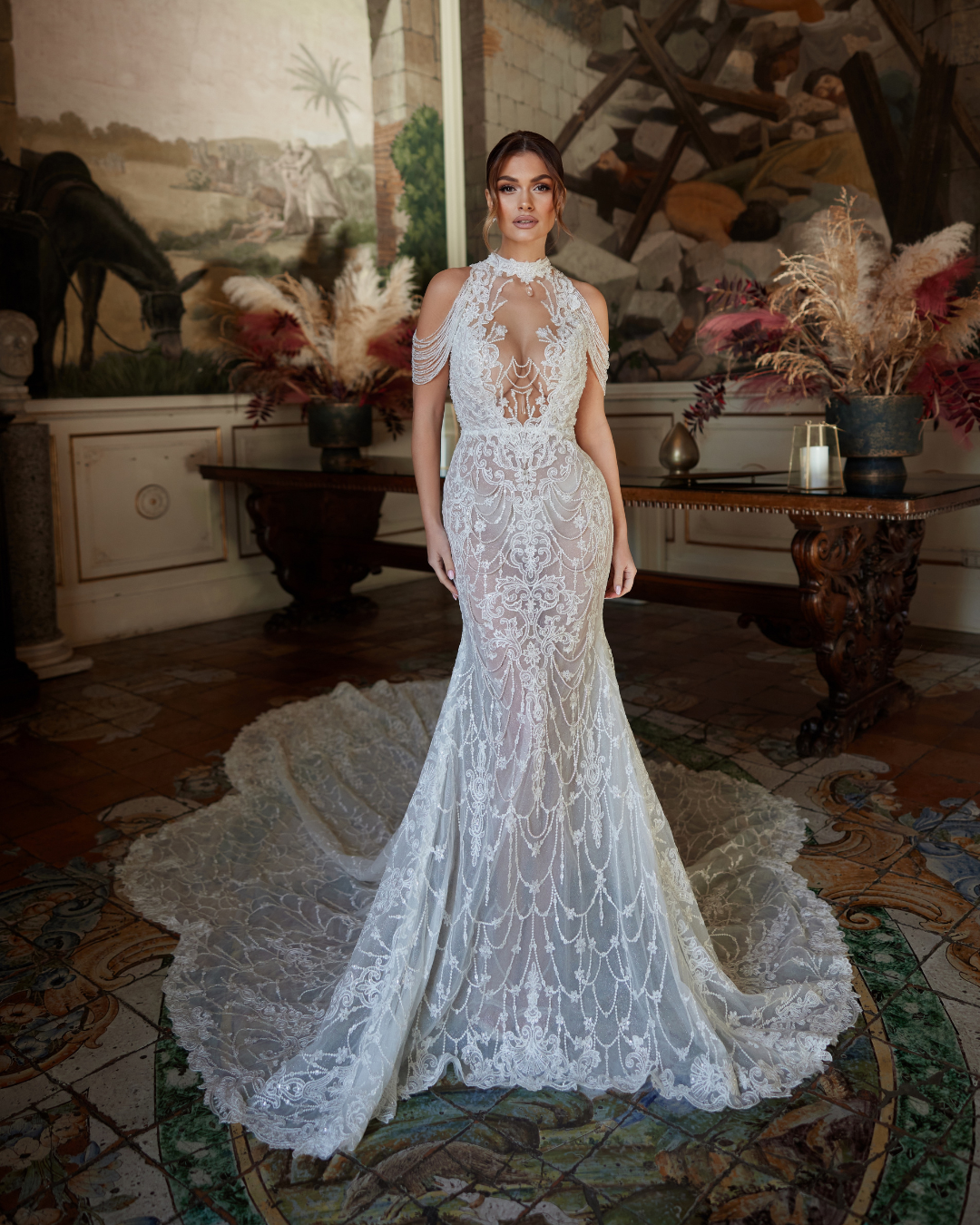 Luigi Bruno at Melange de Blanc in New York bridal dress 6