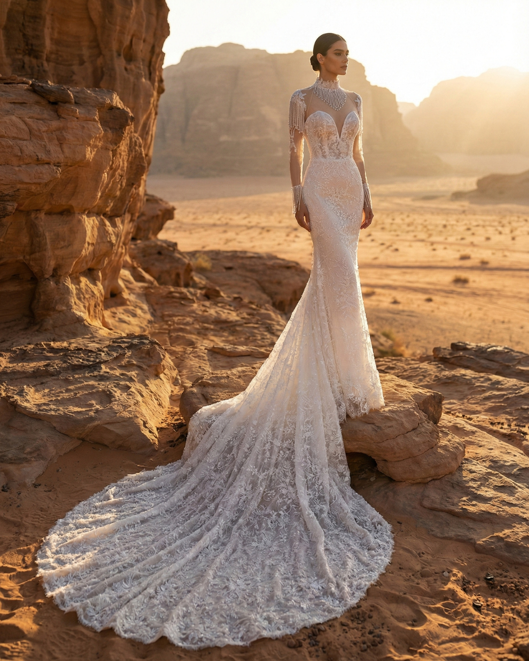 Luigi Bruno at Melange de Blanc in New York bridal dress 19