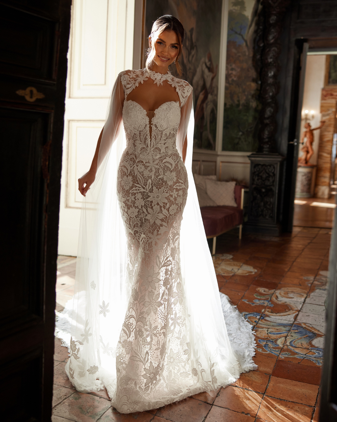 Luigi Bruno at Melange de Blanc in New York bridal dress 1