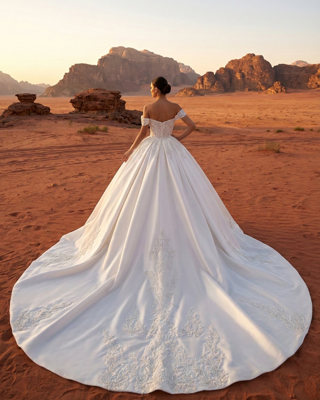 Luigi Bruno at Melange de Blanc in New York bridal dress 11