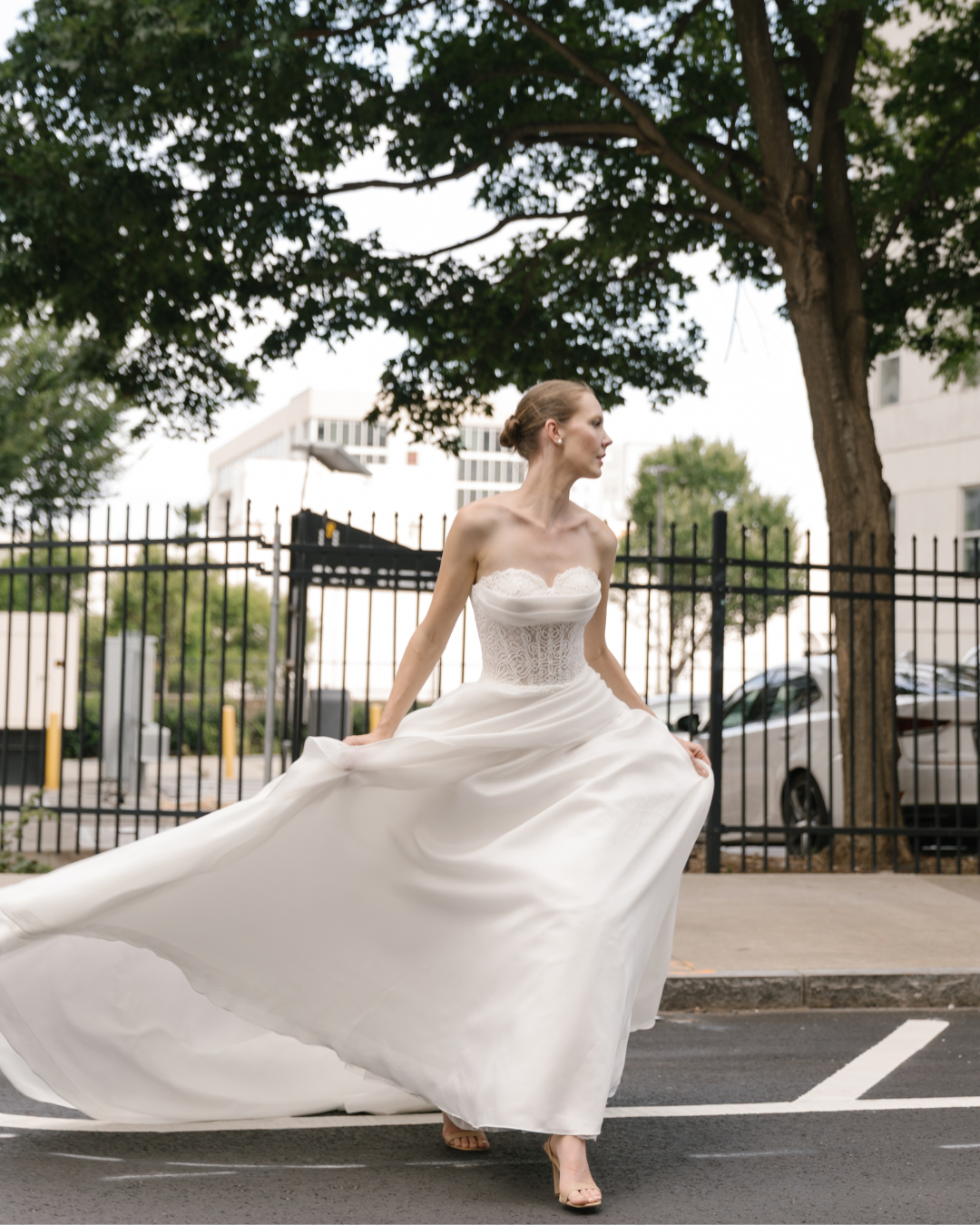 White Lumiere at Melange de Blanc dress 2