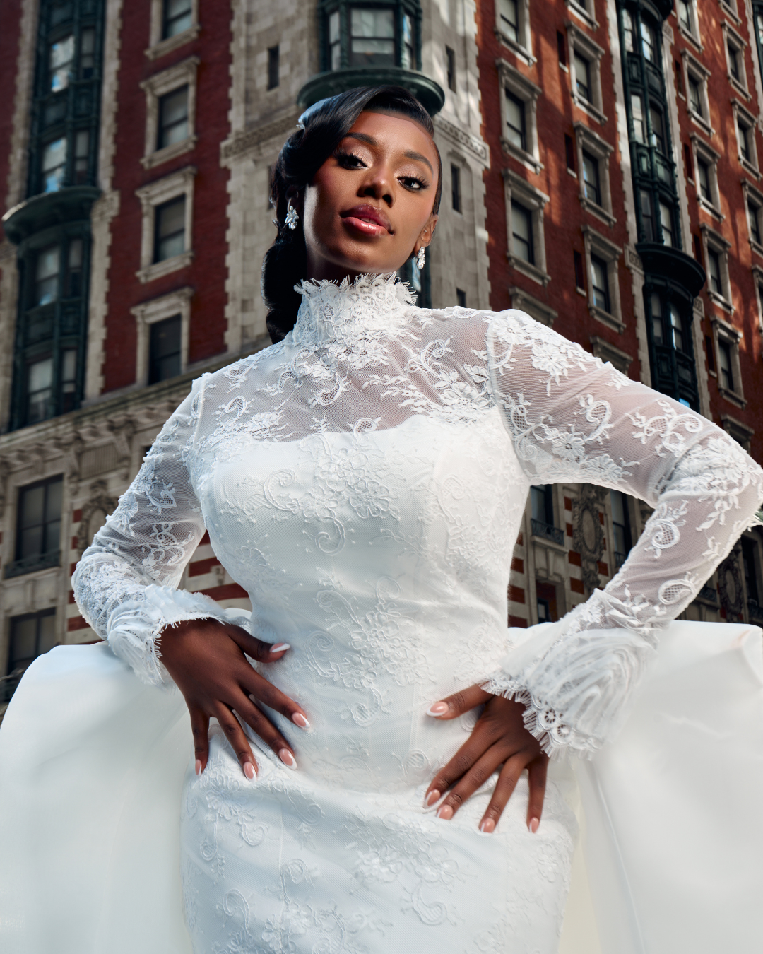 Ellenelle at Melange de Blanc dress 5 view 2