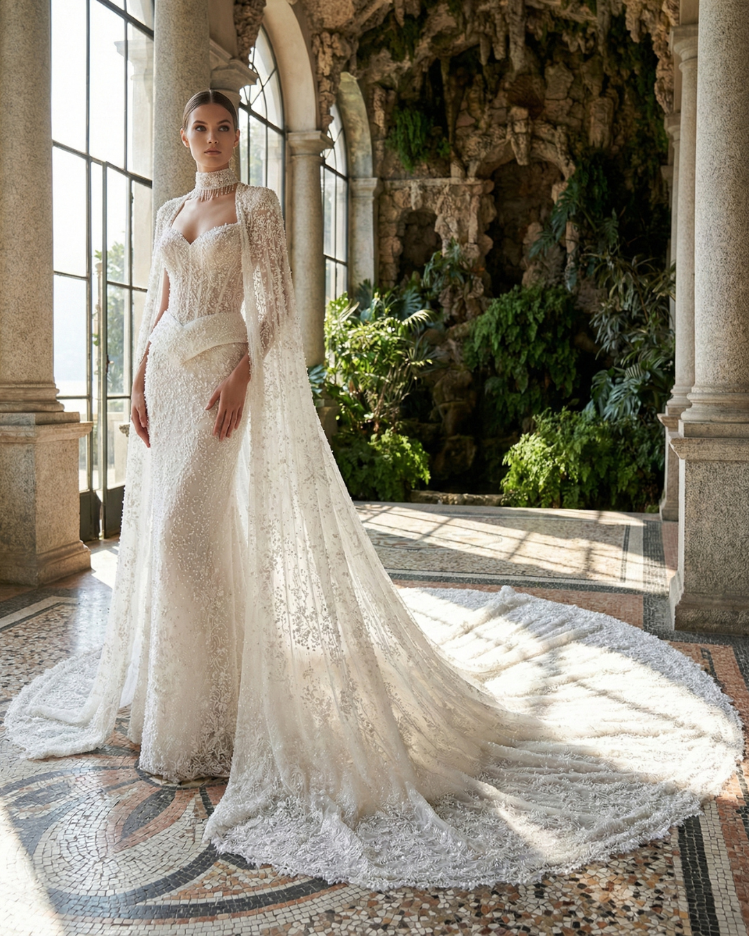 Luigi Bruno at Melange de Blanc in New York bridal dress 22