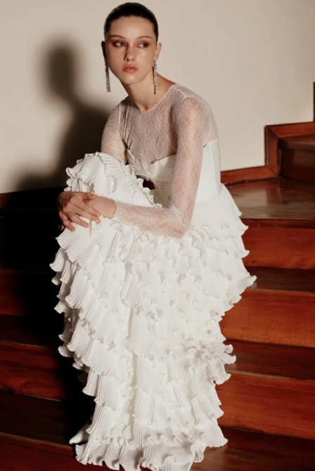 Devina gown by Gigii's at Melange de Blanc in New York City