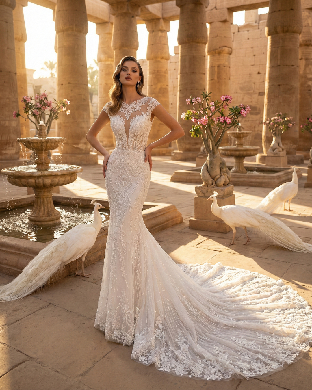 Luigi Bruno at Melange de Blanc in New York bridal dress 9