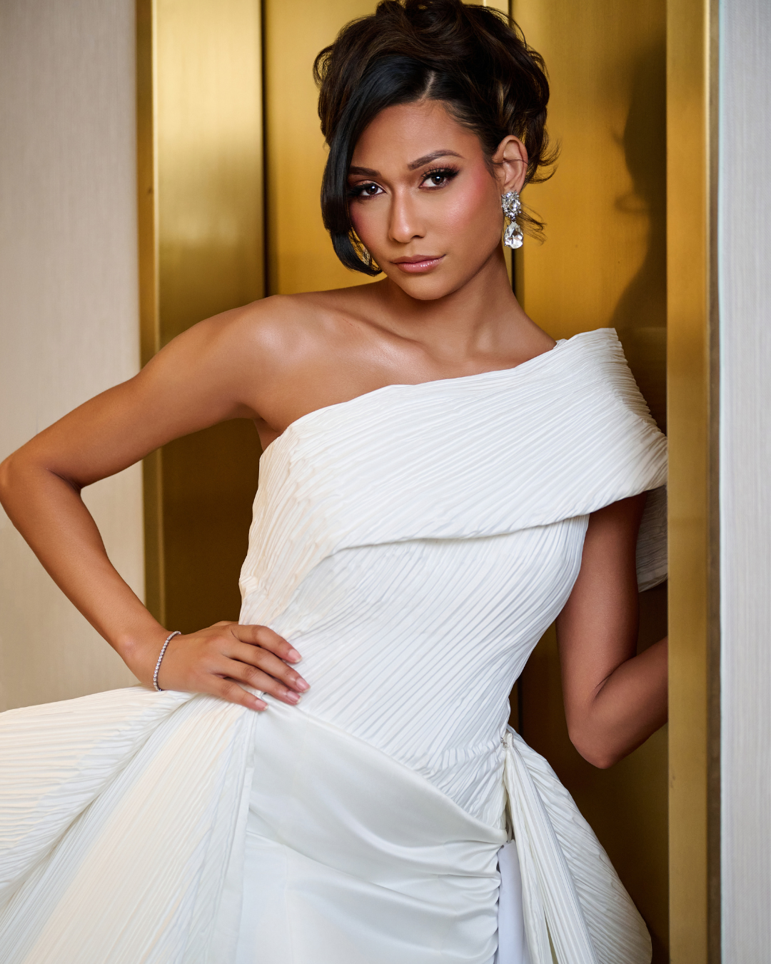 Ellenelle at Melange de Blanc dress 2 view 2