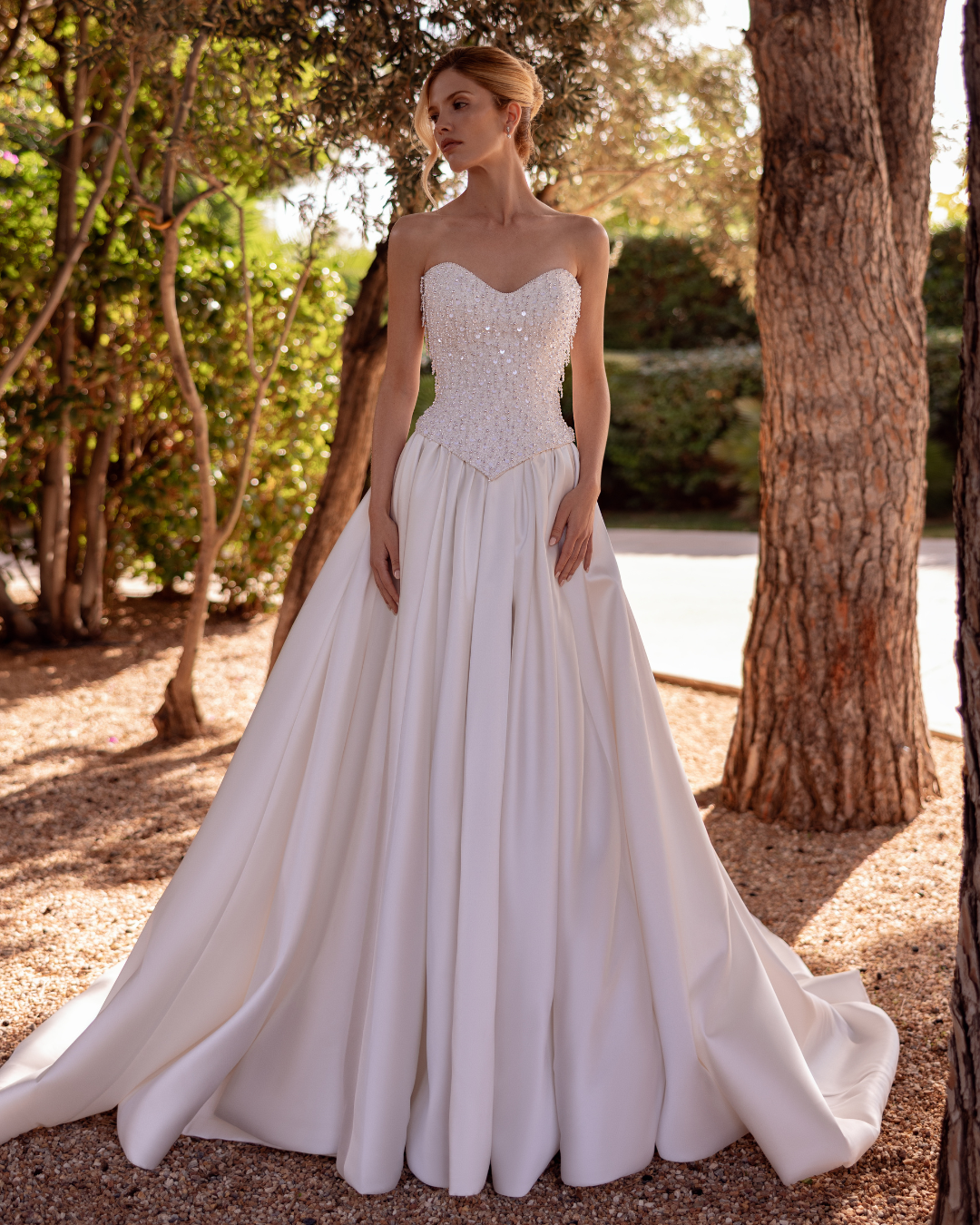 Demetrios at Melange de Blanc bridal dress 13