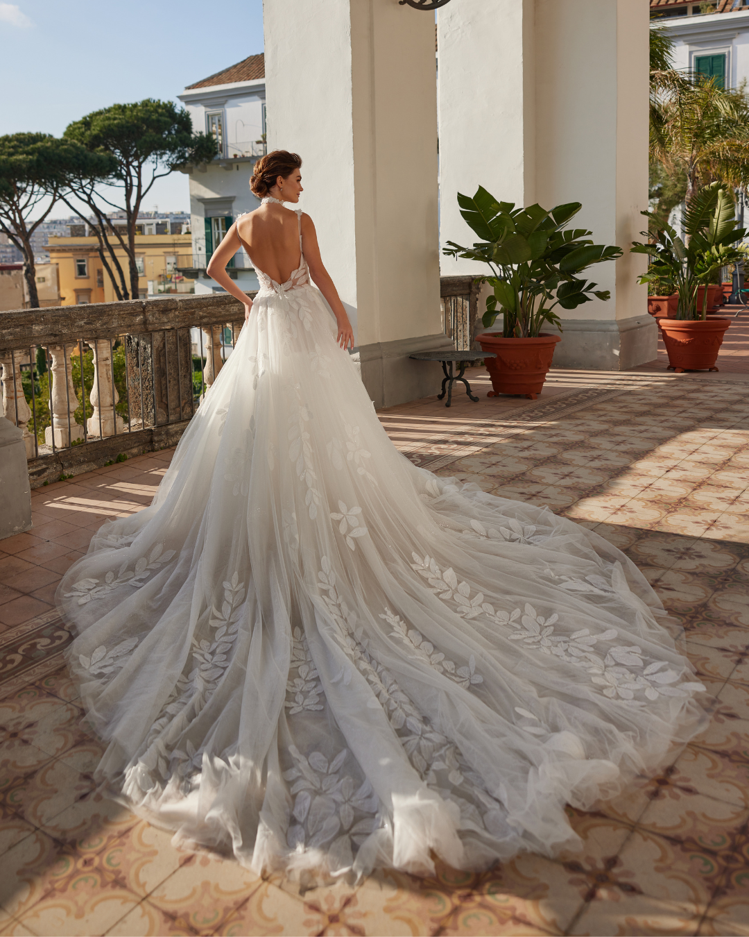 Luigi Bruno at Melange de Blanc in New York bridal dress 3