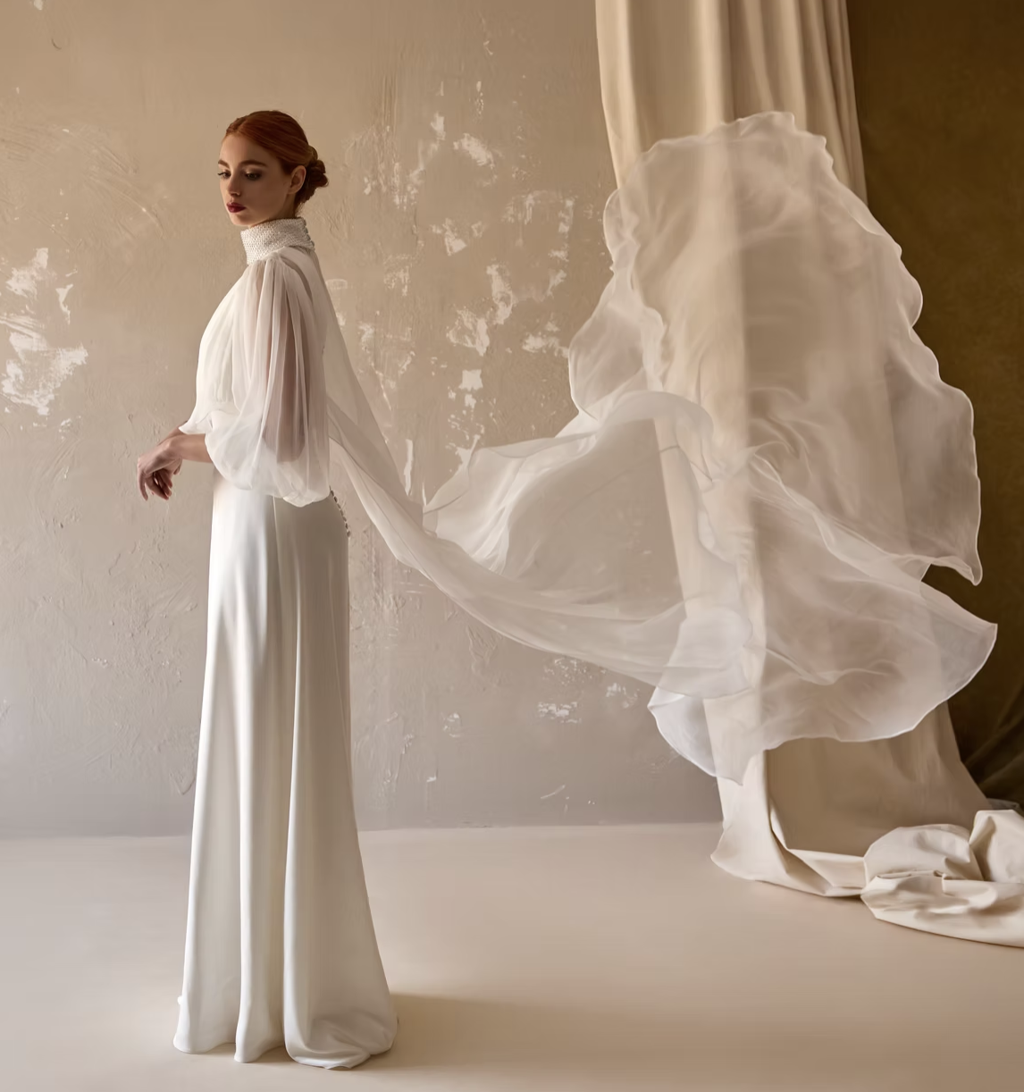 ​Raquel López at Melange de Blanc dress 1