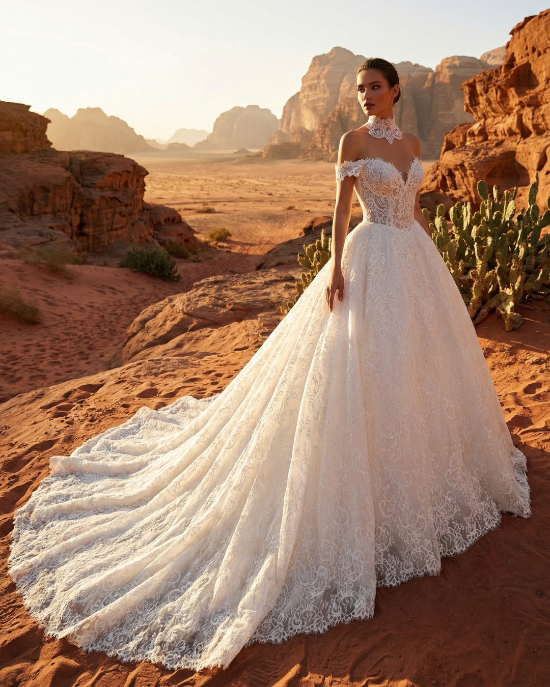 Luigi Bruno at Melange de Blanc in New York bridal dress 13